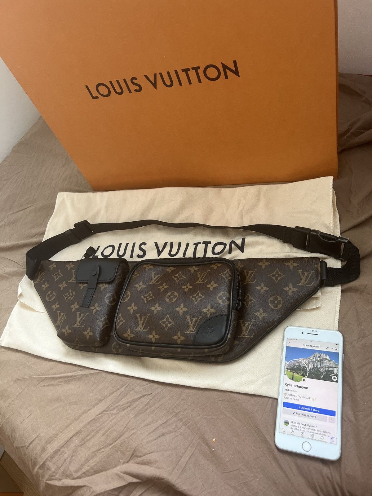 image of Louis Vuitton Bumbag in Brown, Men's