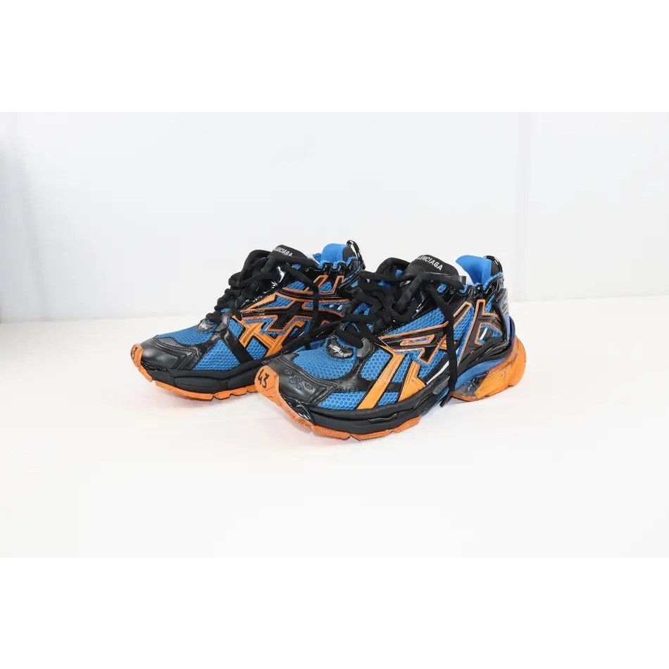 Balenciaga o1rshd1 Q:2 / Caged Mesh Runners Knicks Color Way Multicolor Size US 7 / EU 40 - 3 Thumbnail