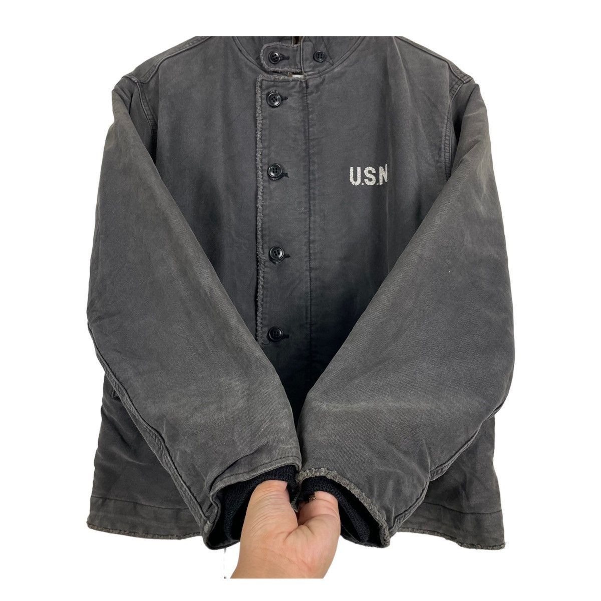 Vintage 💥70s USN N-1 NAVY DECK JACKET Size US M / EU 48-50 / 2 - 7 Thumbnail