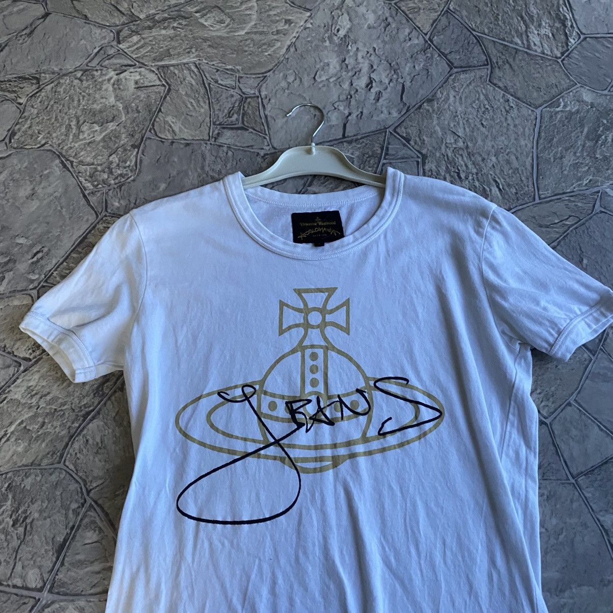 Vivienne Westwood Vivienne Westwood T shirt Big Logo White Size US S / EU 44-46 / 1 - 5 Thumbnail