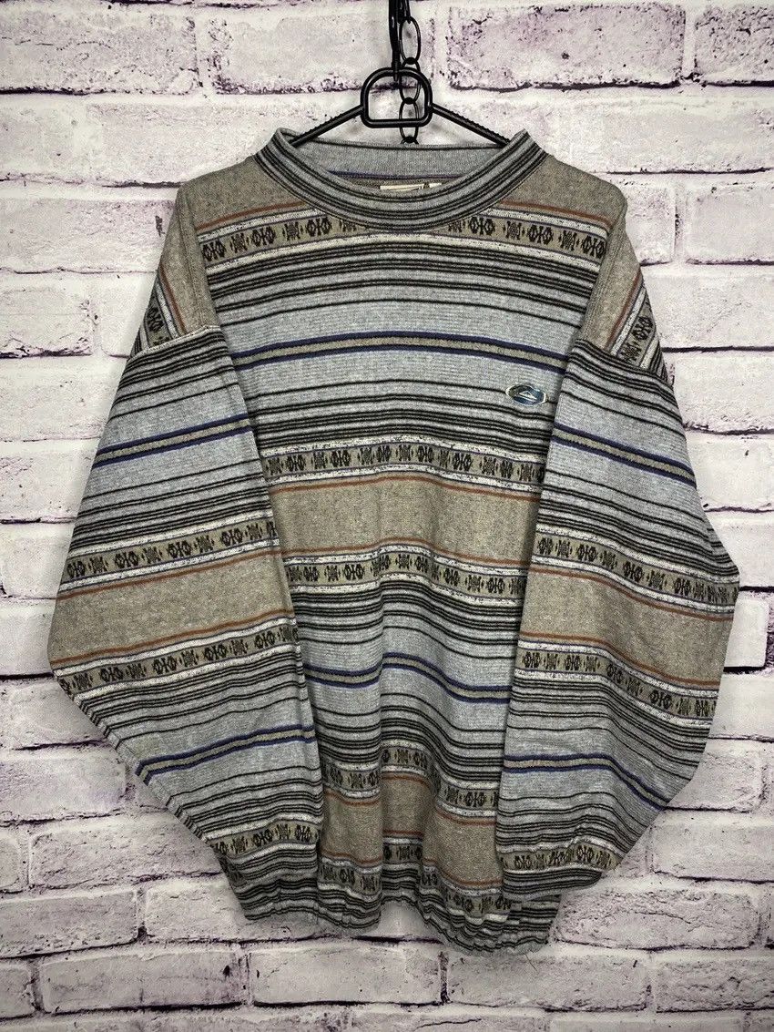 image of Mens Vintage Quiksilver Full Print Sweatshirt Size L in Grey
