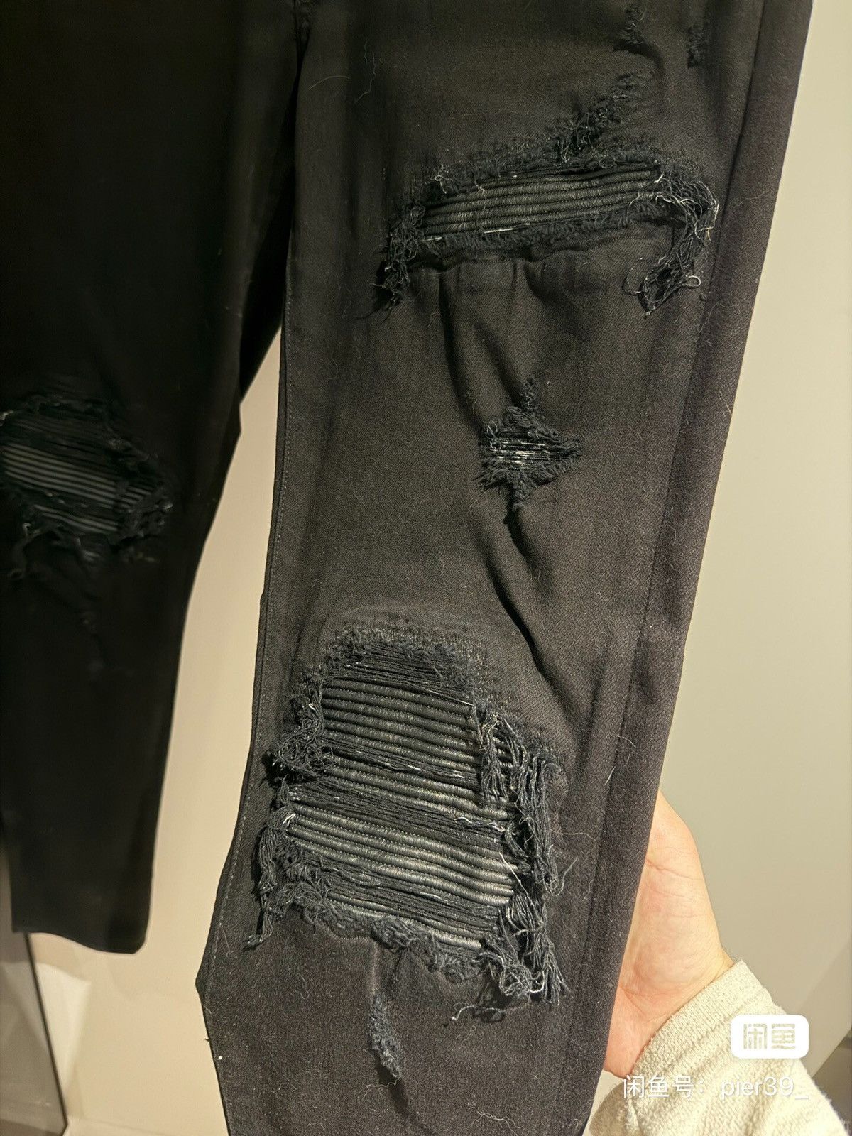 Amiri Amiri Classic Black MX1 Jeans-2506XY Size US 33 - 2 Thumbnail