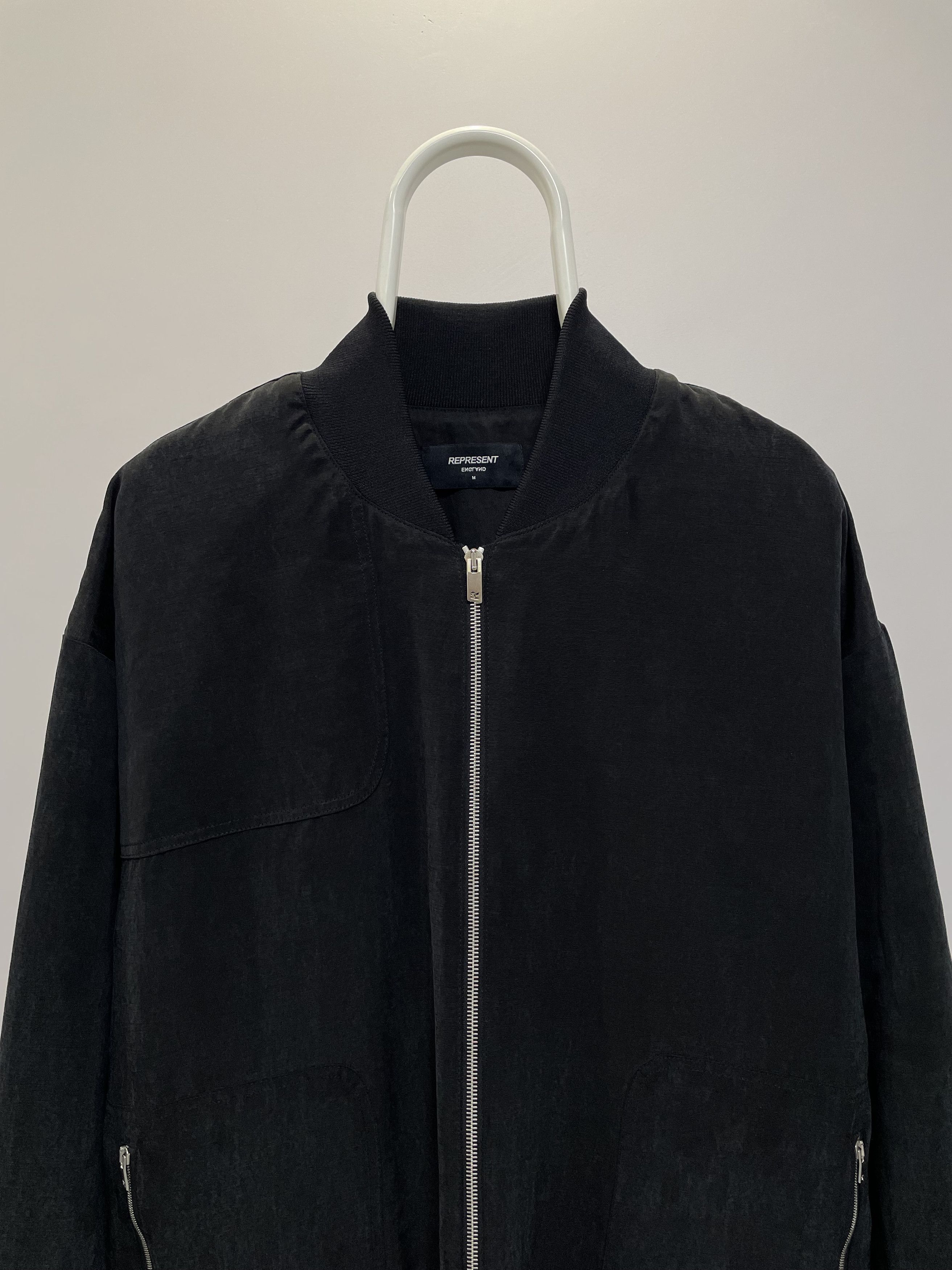 Represent Clo. REPRESENT CLO. England Jacket Cupro Viscose Bomber Coat Size US M / EU 48-50 / 2 - 6 Thumbnail