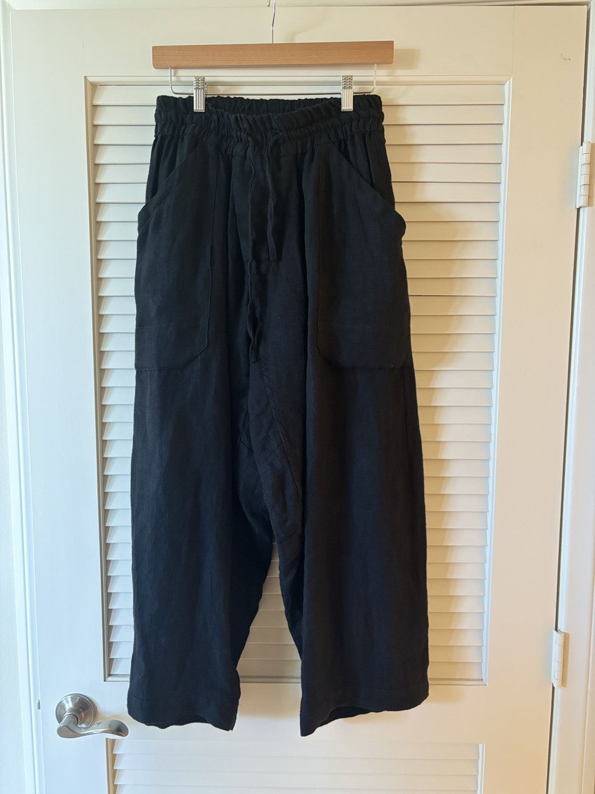 Jan Jan Van Essche trousers#68 in sumi grey linen twill