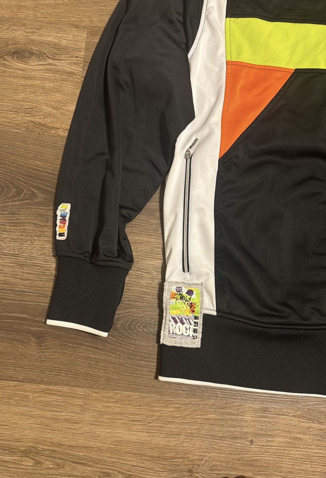 Rocawear Roca Wear Mens Zippered Jacket Black Vintage Retro Roc Size US XXL / EU 58 / 5 - 3 Thumbnail