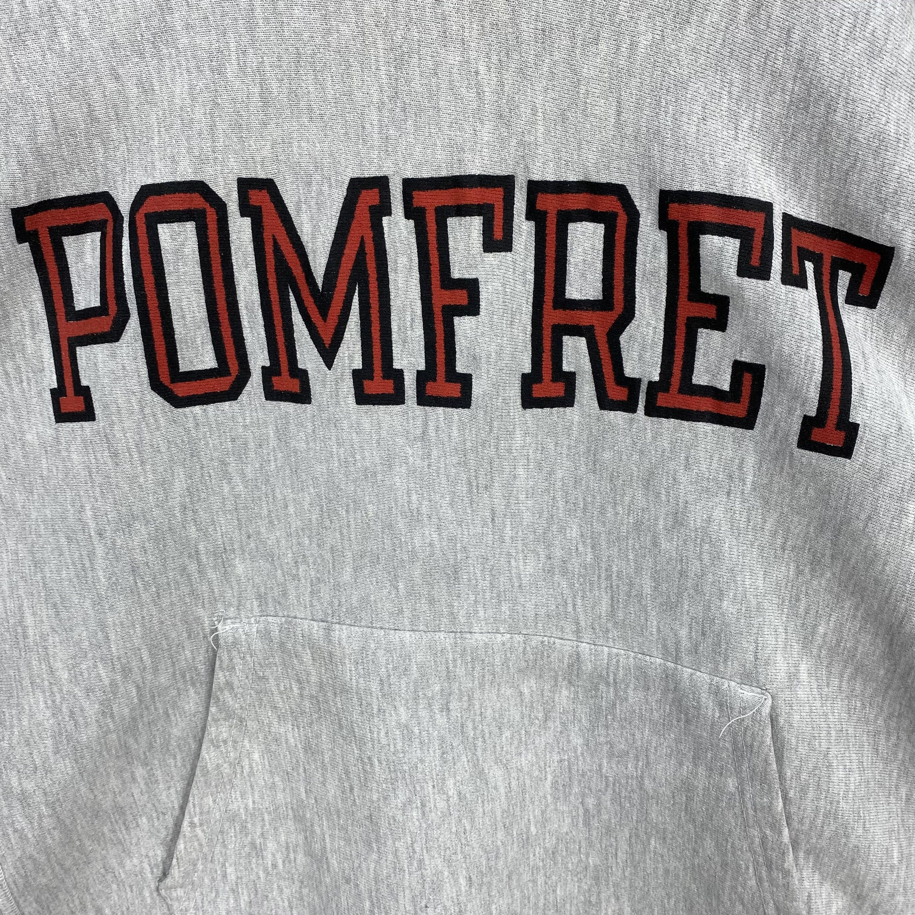 Champion Vintage 80s Champion Reverse Weave Pomfret School Hoodie Size US L / EU 52-54 / 3 - 3 Thumbnail