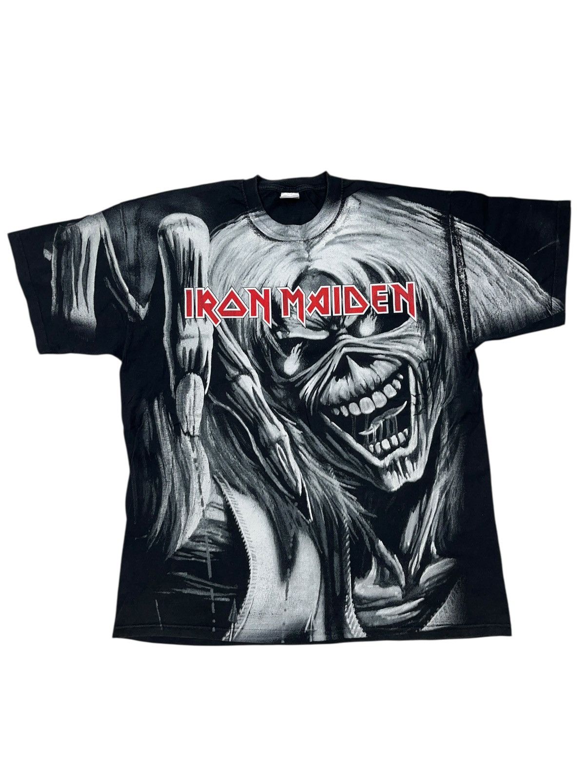 Vintage y2k Iron Maiden Killers All Over Print T-shirt