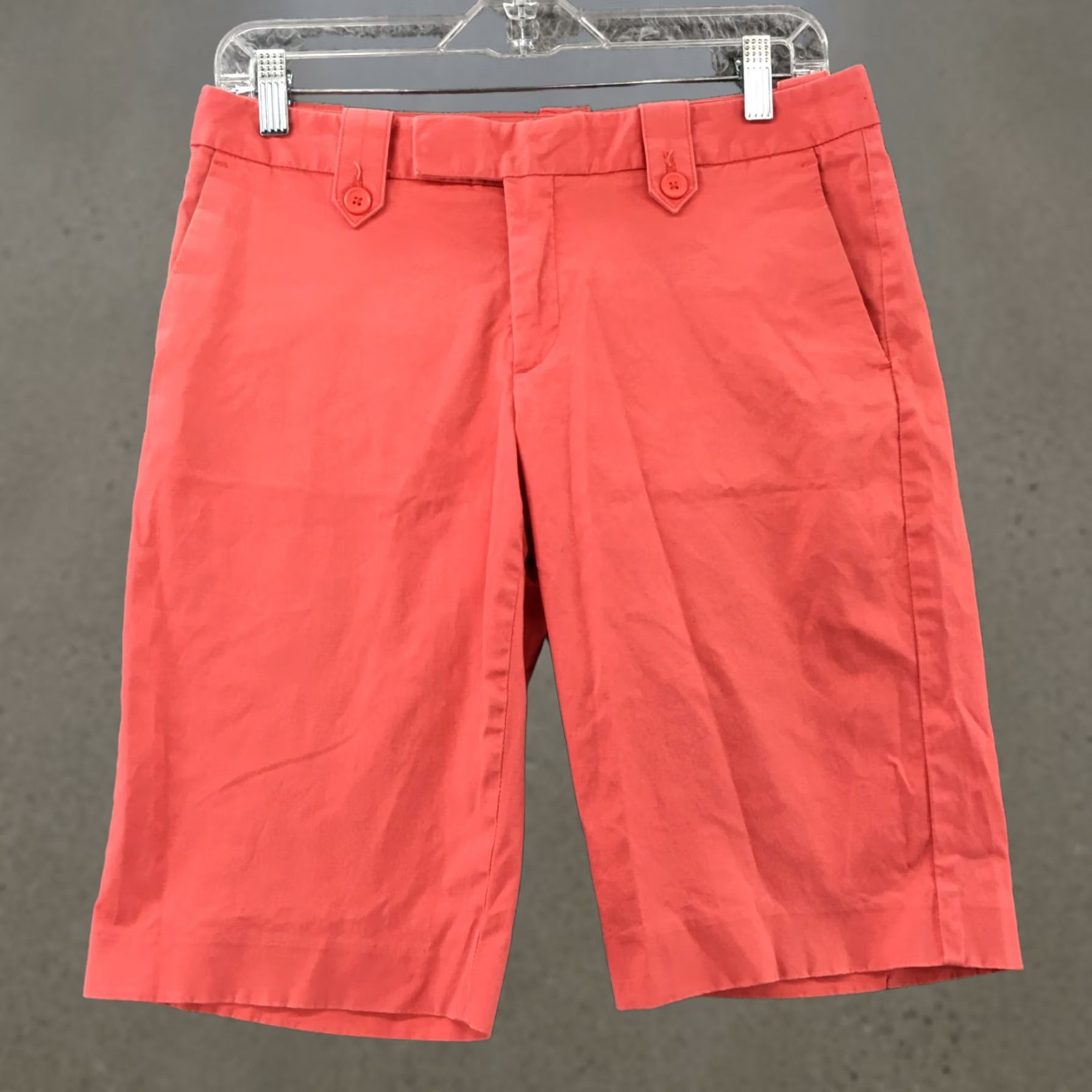 Banana Republic Banana Republic Chino Bermuda Shorts Womens 4 Coral Mid Rise Zip Bermuda Shorts Womens 4 Coral Mid Rise Zip Size 27" / US 4 / IT 40 - 1 Thumbnail