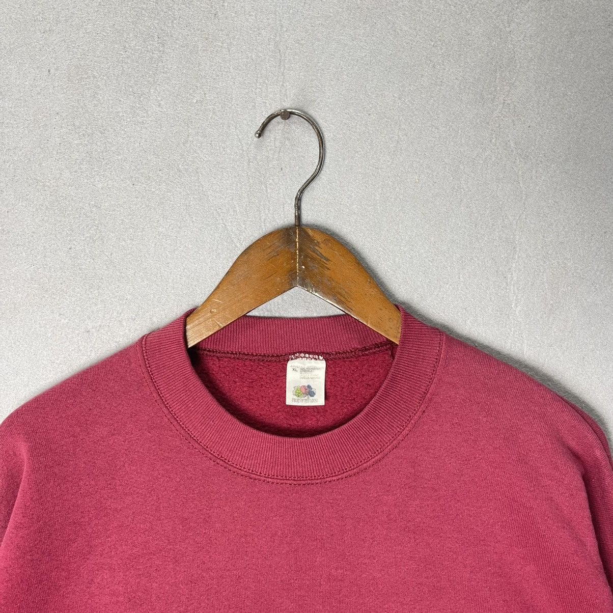 Fruit Of The Loom Vintage Fruit of the Loom Blank Sweatshirt Size US XL / EU 56 / 4 - 2 Thumbnail