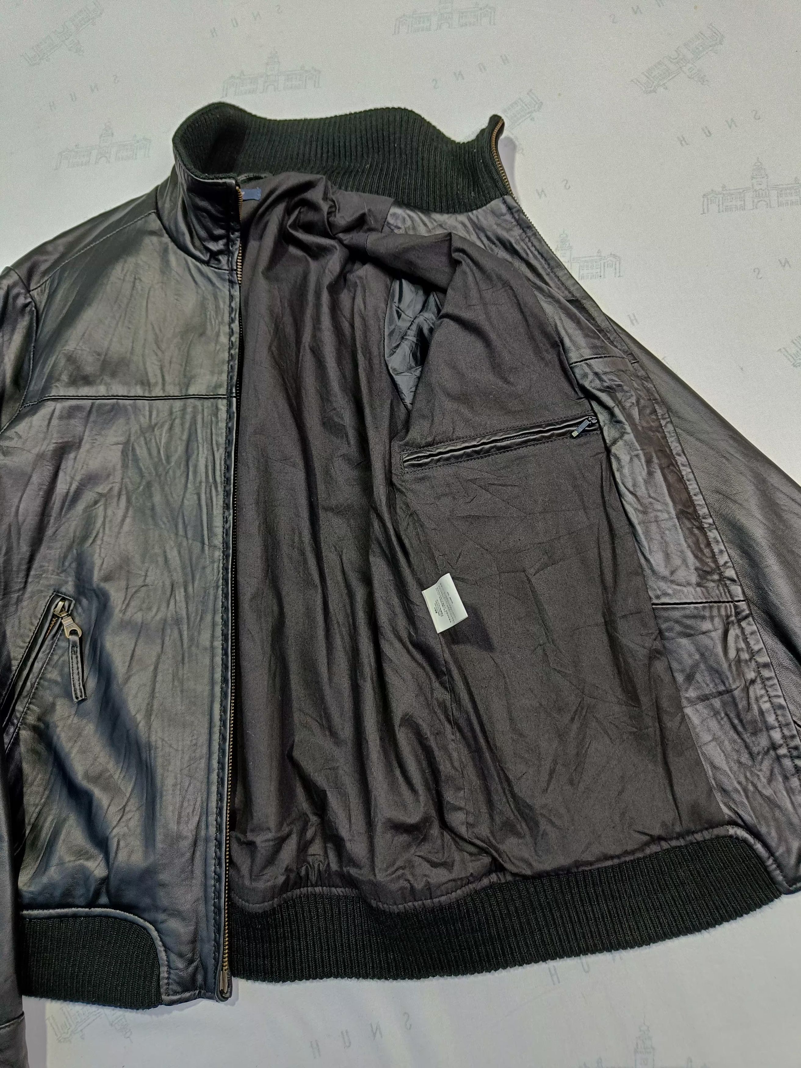 Genuine Leather Steal🔥 Black Sheepskin Crutch Co Leather Jackets Size US S / EU 44-46 / 1 - 13 Thumbnail