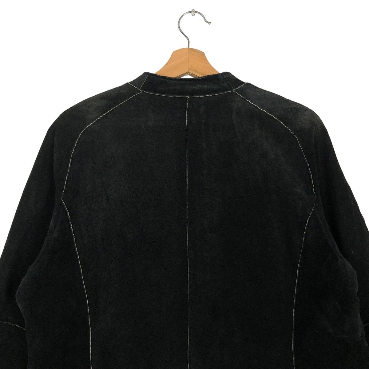 Hiroko Koshino Homme 🔥GENUINE LEATHER BIKER JACKET CROPPED HIROKO BIS SHEARLING Size M / US 6-8 / IT 42-44 - 9 Thumbnail