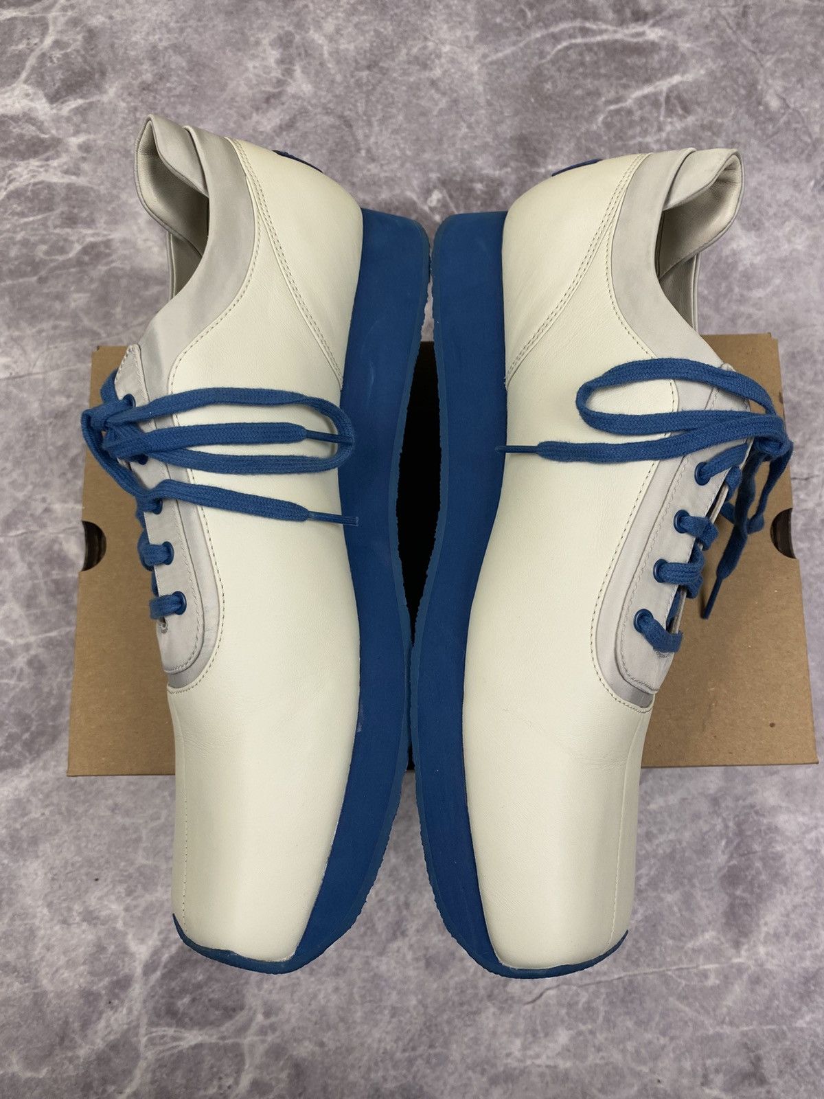 Eckhaus Latta Ugg X Eghaus Latta Square Toe Leather Low Top Sneakers Size US 11.5 / EU 44-45 - 5 Thumbnail