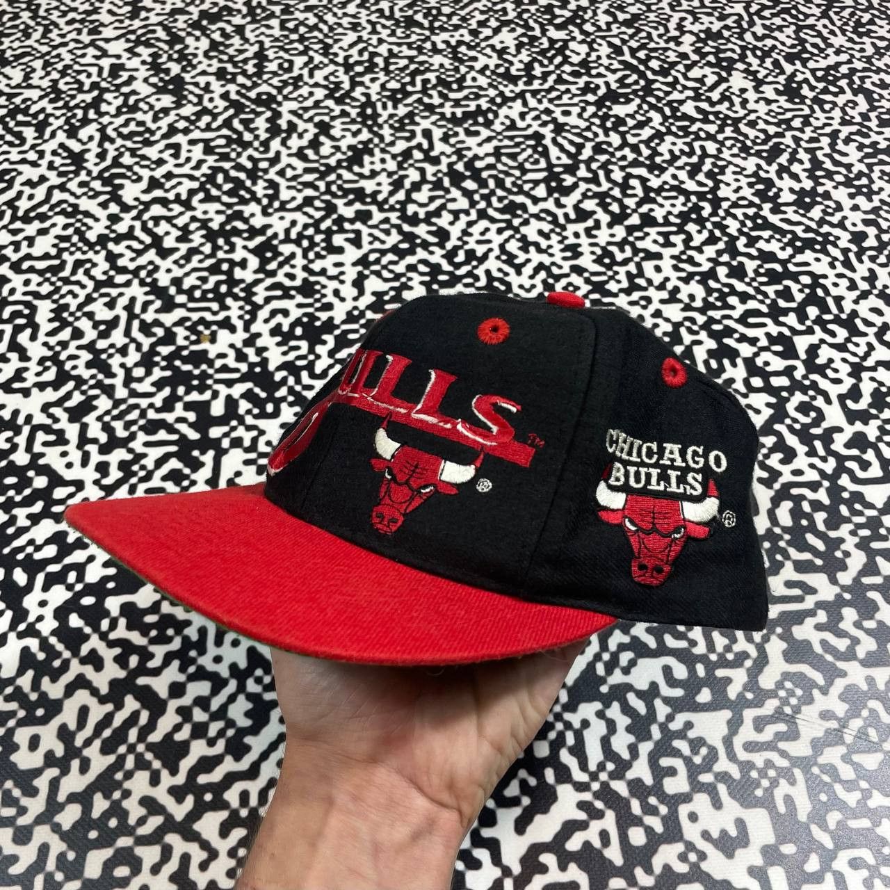 NBA Vintage 90s Chicago Bulls Wool Retro NBA Basketball Cap Size ONE SIZE - 1 Thumbnail