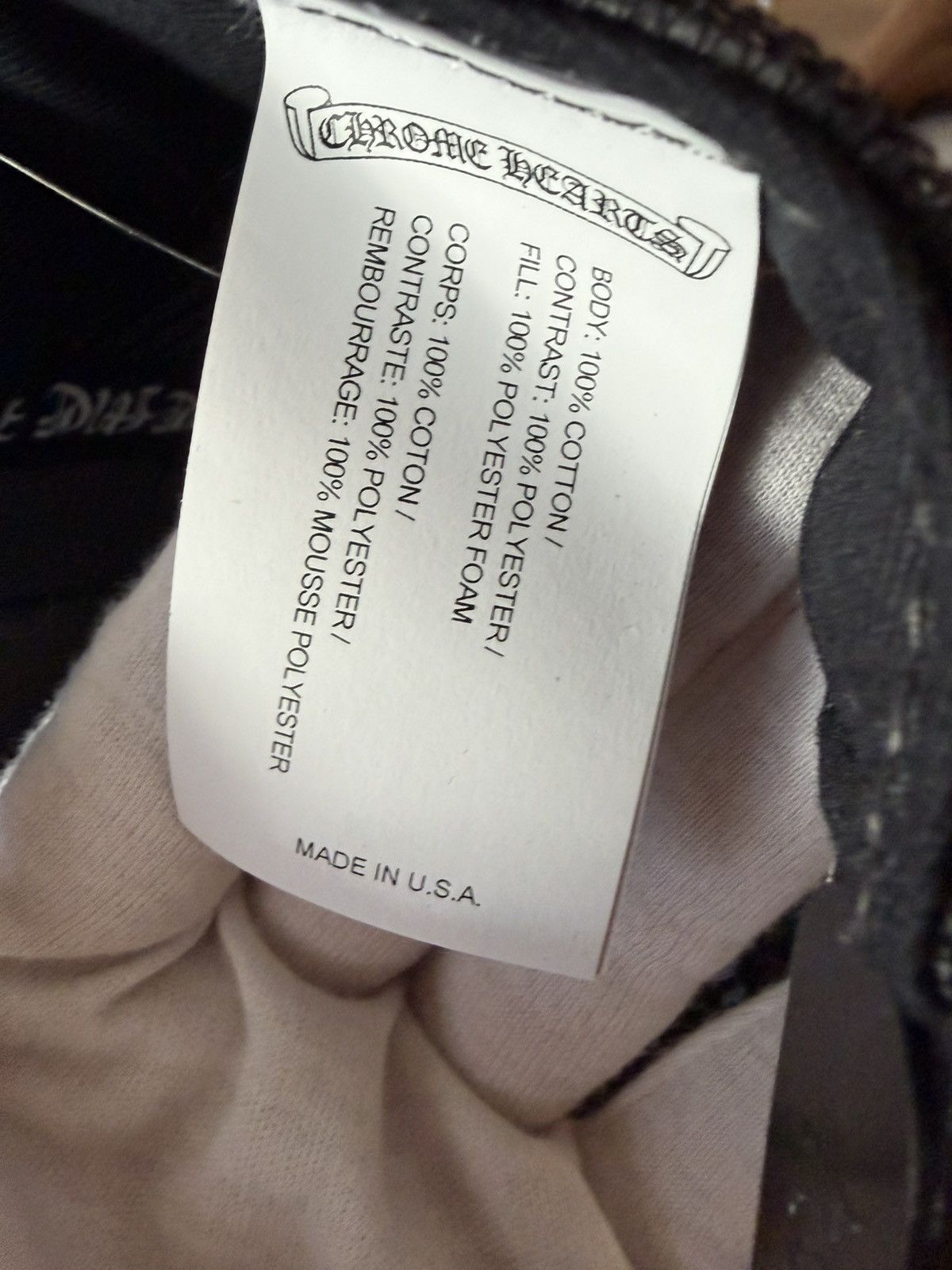 Chrome Hearts Chrome Hearts Aspen Black Tucker Hat Size ONE SIZE - 5 Thumbnail