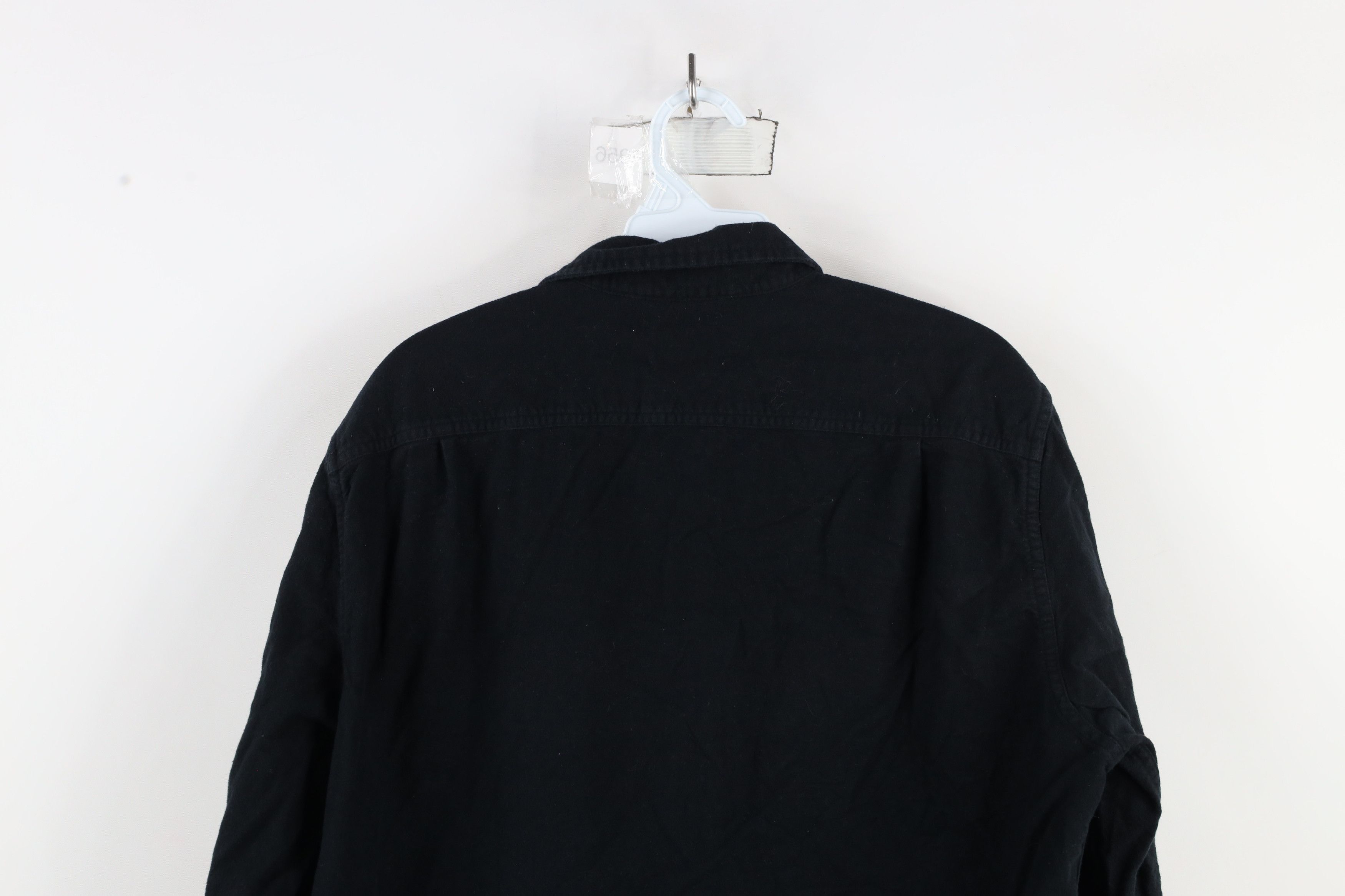 J.Crew × Vintage Vintage J Crew Chamois Cloth Collared Button Shirt Black Size US M / EU 48-50 / 2 - 11 Thumbnail