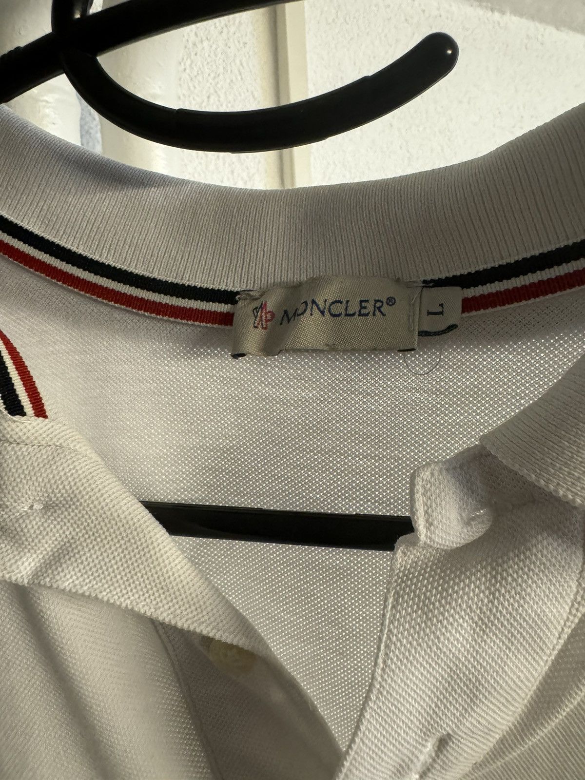 Moncler Moncler Polo Size US L / EU 52-54 / 3 - 3 Thumbnail