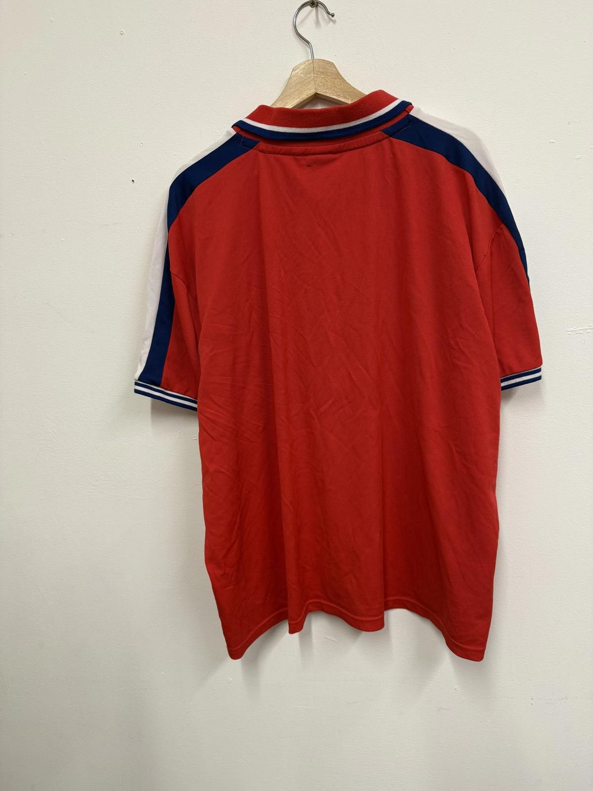 Unknown London Vintage Red Men's Polo Shirt with Crest Badge Size US XXL / EU 58 / 5 - 4 Thumbnail