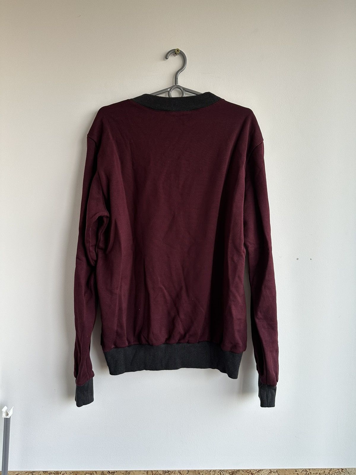 Dolce & Gabbana Dolce & Gabbana Cherry Dark Red Big Logo Sweatshirt Size 50 Size US M / EU 48-50 / 2 - 2 Thumbnail