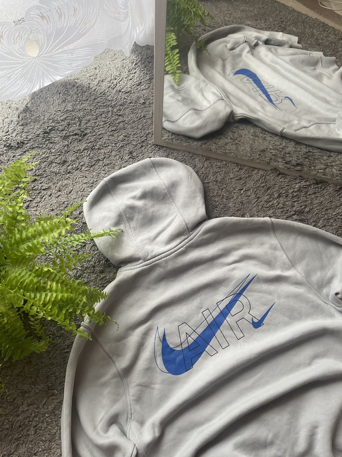 Nike × Vintage Nike Hoodie Streetwear Vintage Big Logo Swoosh Size US S / EU 44-46 / 1 - 5 Thumbnail
