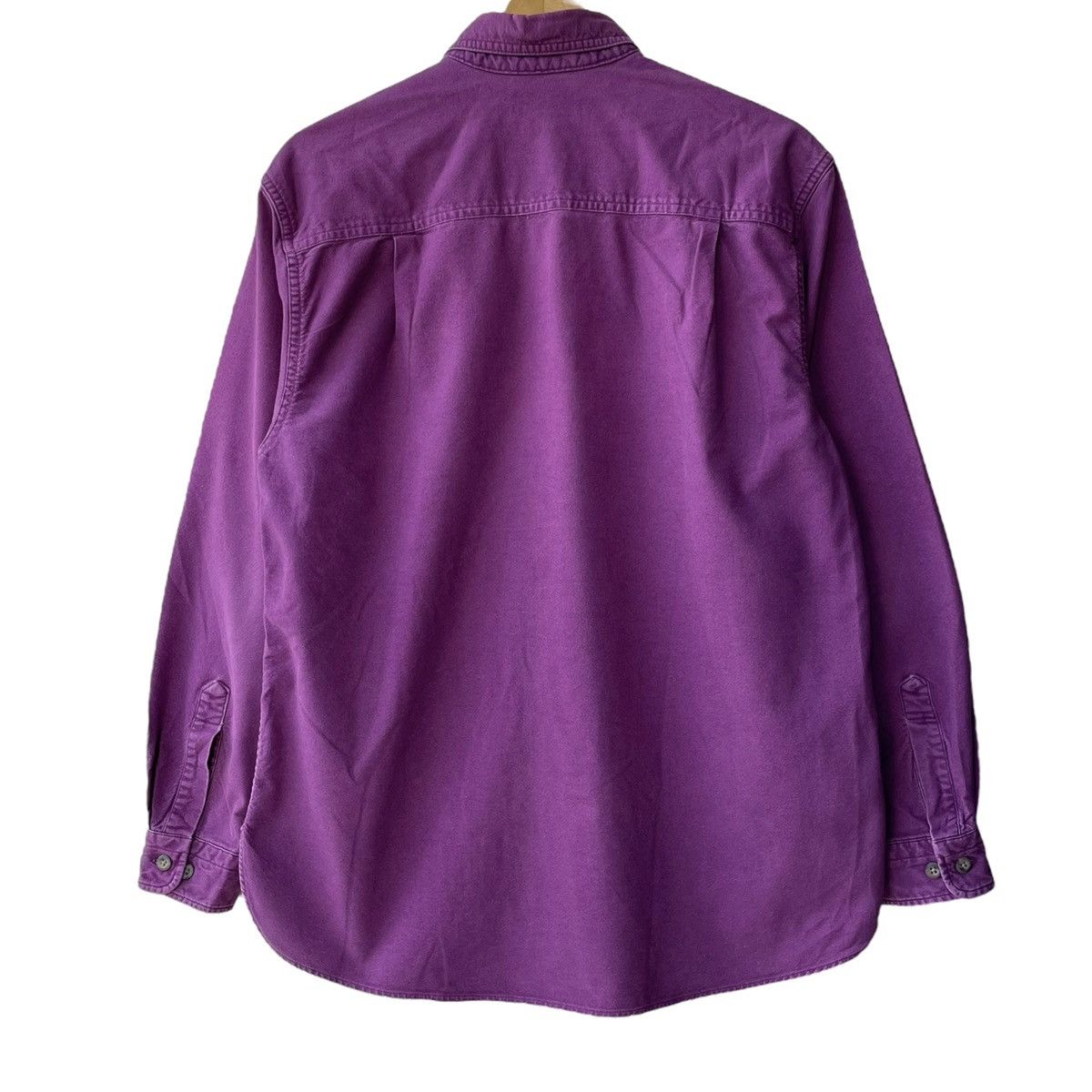 L.L. Bean L.L Bean USA Vintage WMN Purple Chamois Work Shirt Size M / US 6-8 / IT 42-44 - 2 Thumbnail