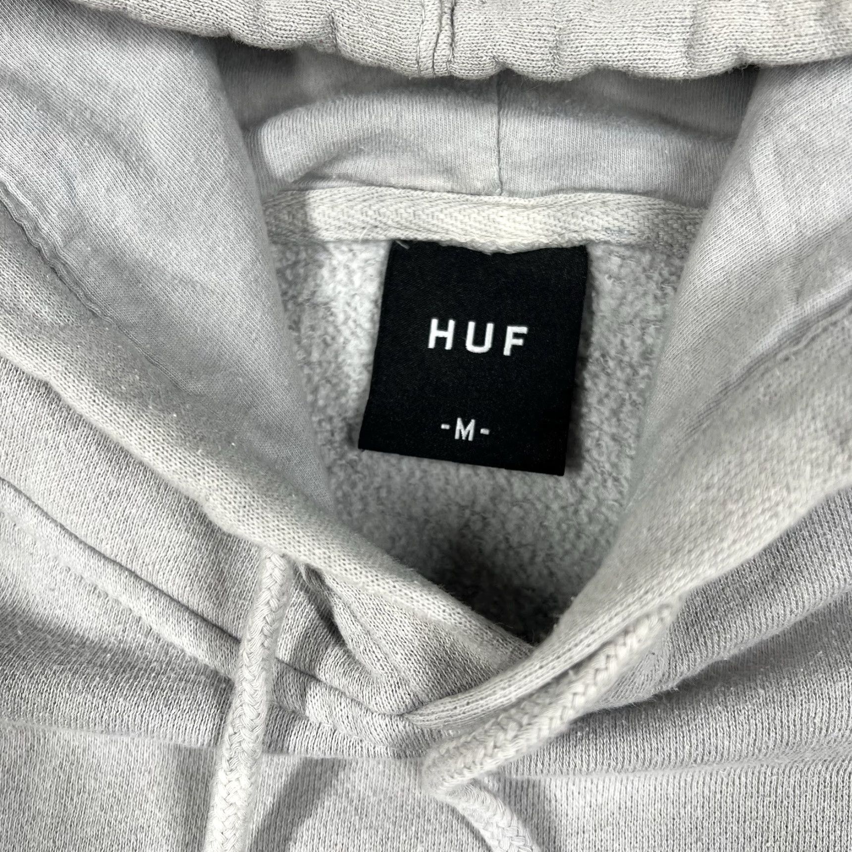 Huf HUF Worldwide Hoodie Mens Medium Tie Dye Navy Blue Gray Pullover Sweatshirt Long Sleeve Hooded Pockets Embroidered Logo Multicolor California? Size US M / EU 48-50 / 2 - 7 Thumbnail