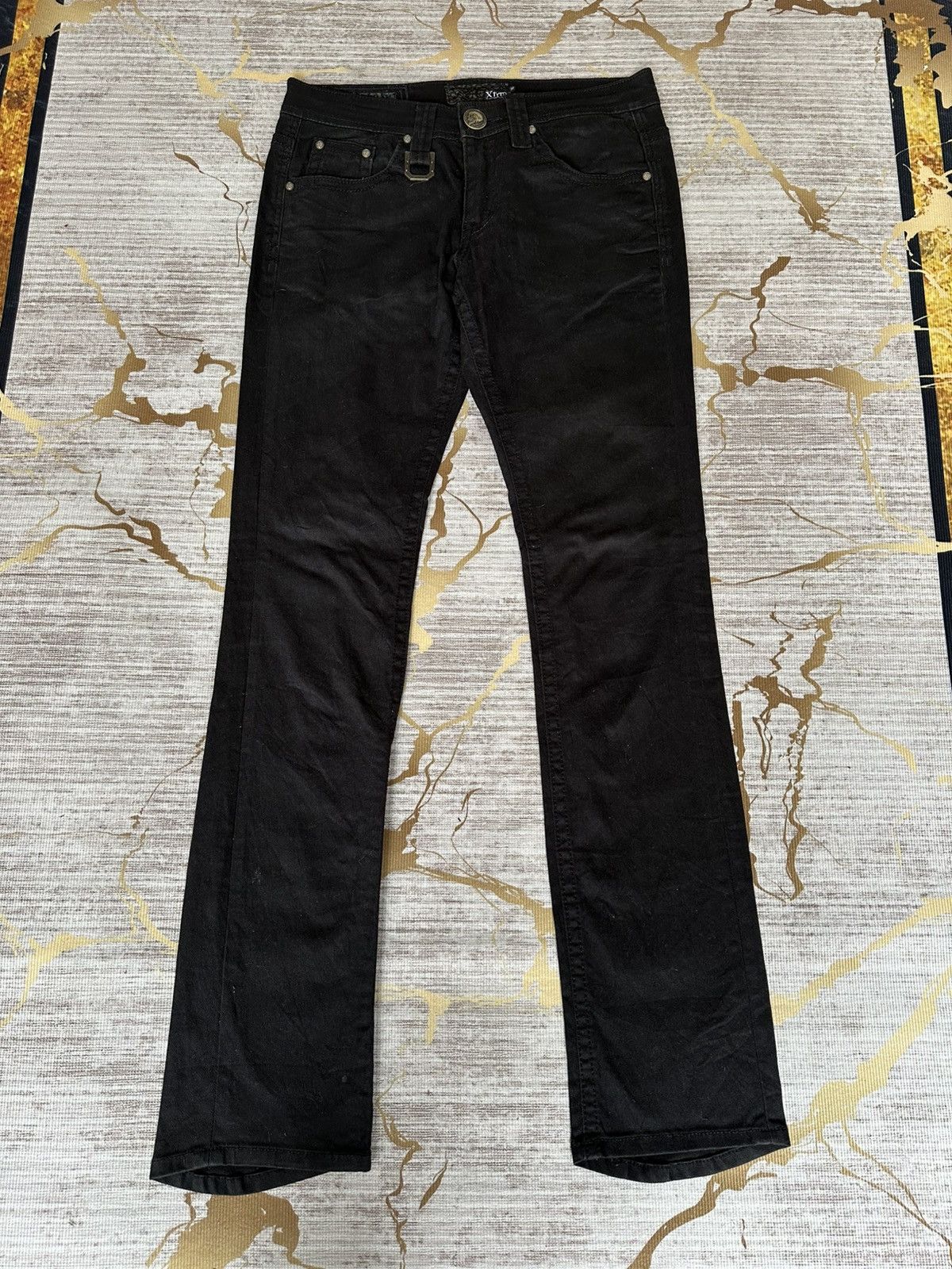 Japanese Brand XFRM Japan Black Jeans Size US 29 - 2 Thumbnail
