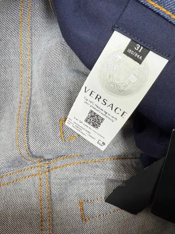 Versace Versace Blue Denim Men's Casual Pants . Size US 26 / EU 42 - 8 Thumbnail