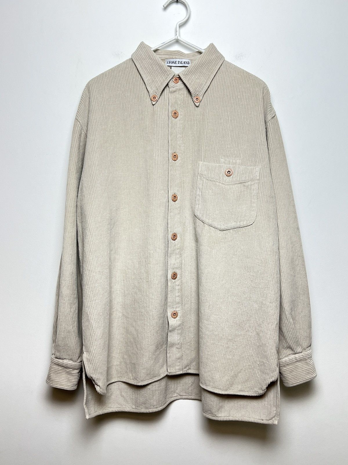 Stone Island stone island archive jumbo cord shirt Size US L / EU 52-54 / 3 - 2 Thumbnail