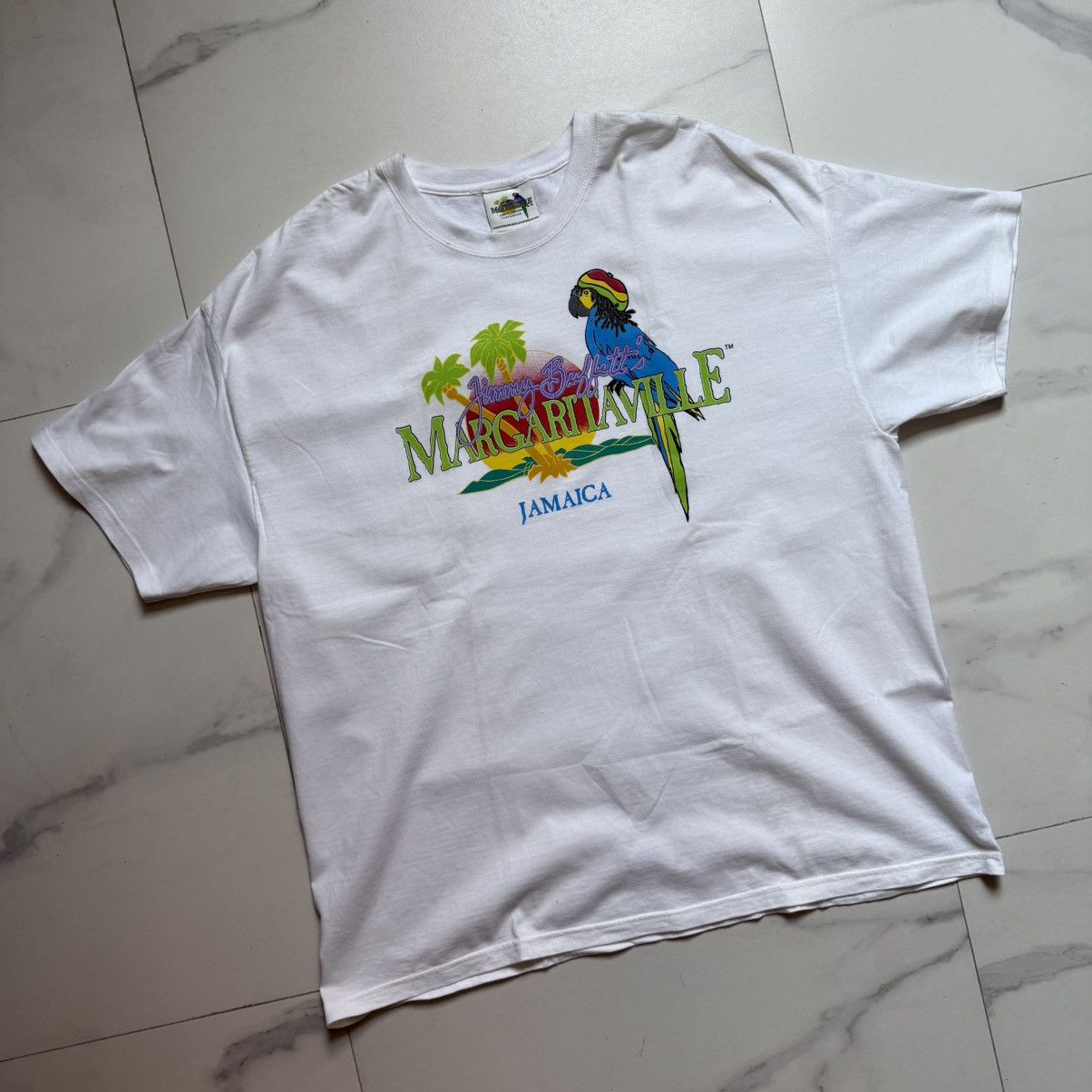 Vintage Vintage Y2K Jimmy Buffett’s Margaritaville T-Shirt Size US XL / EU 56 / 4 - 3 Thumbnail