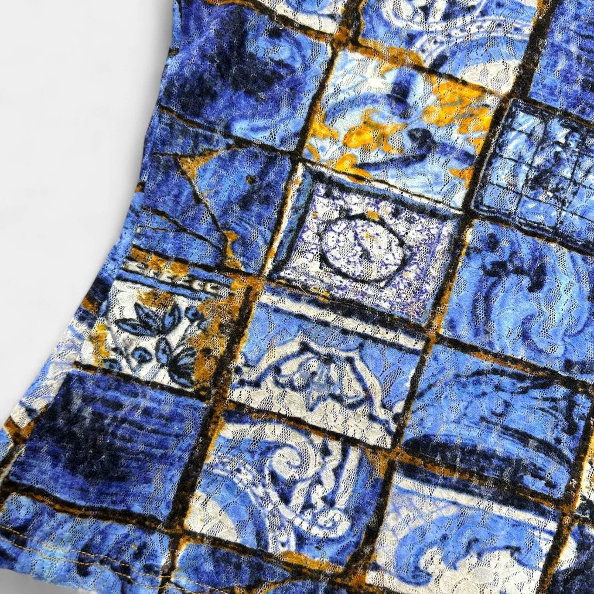 Jean Paul Gaultier Jean Paul Gaultier 90's Floral Mesh T-Shirt Size S / US 4 / IT 40 - 3 Thumbnail