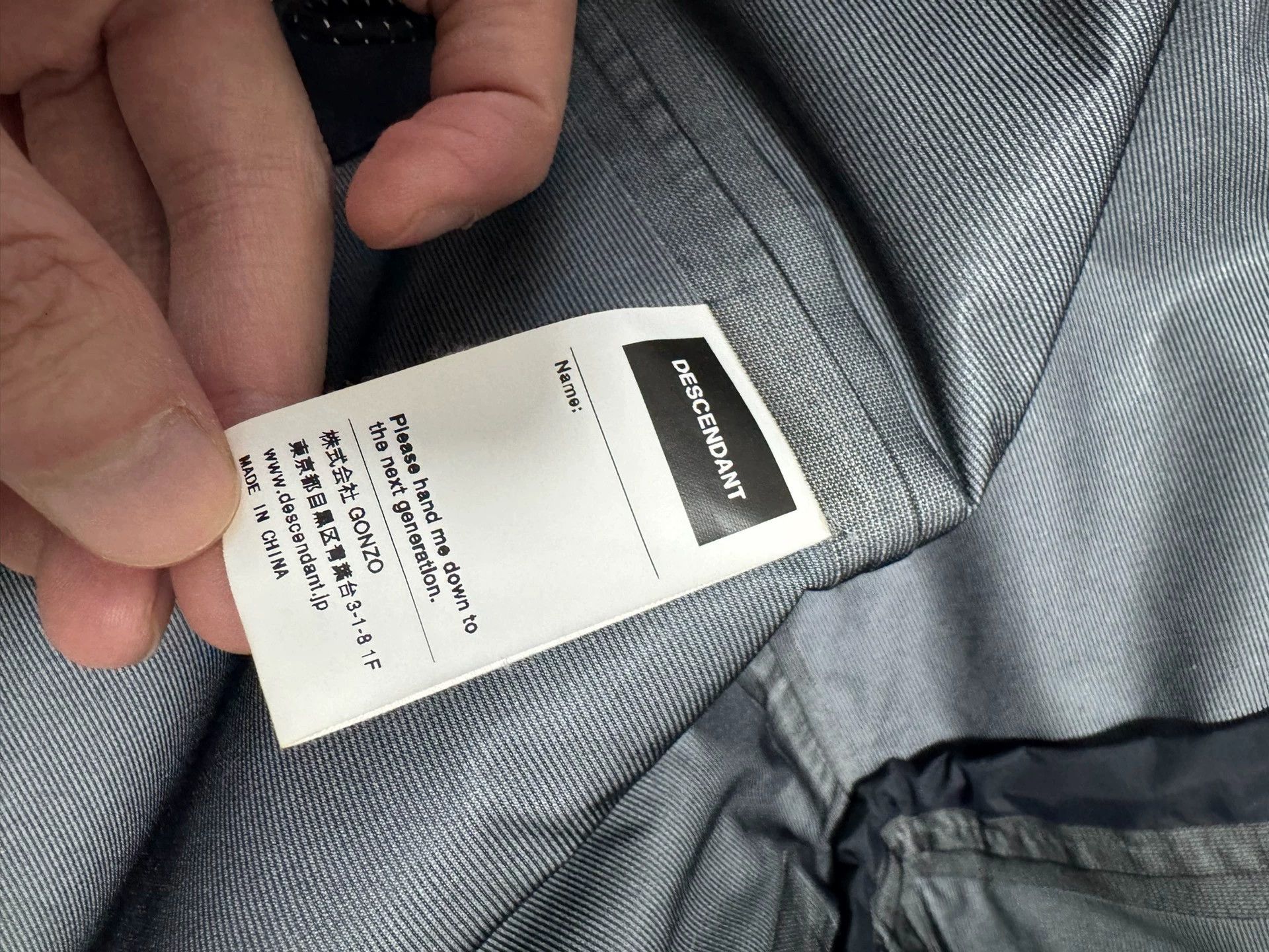 Descendant dcdt 19ss navy waterproof tech jacket M Size US M / EU 48-50 / 2 - 4 Thumbnail