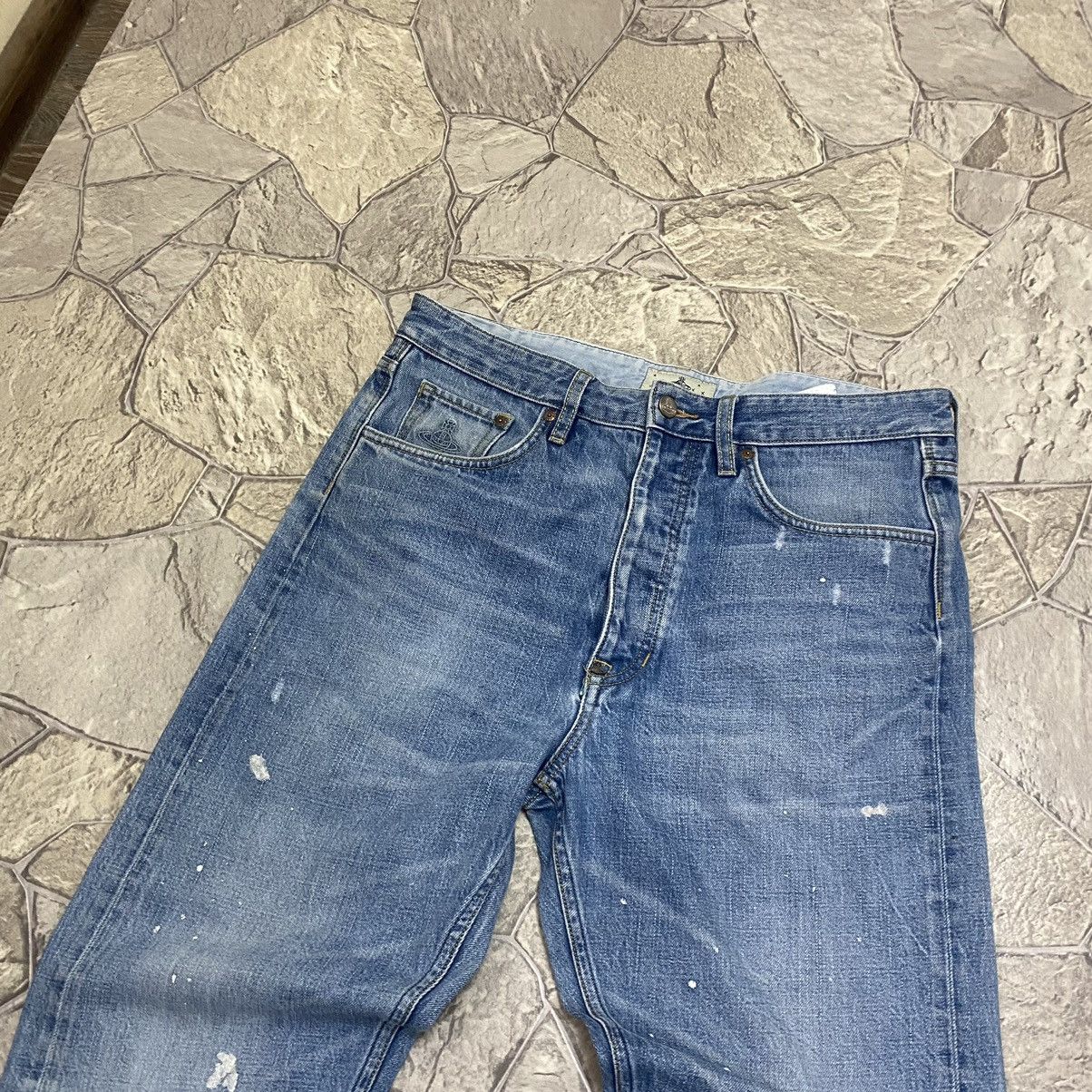 Vintage Vivienne Westwood Big LogoDenim Jeans Size US 32 / EU 48 - 11 Thumbnail