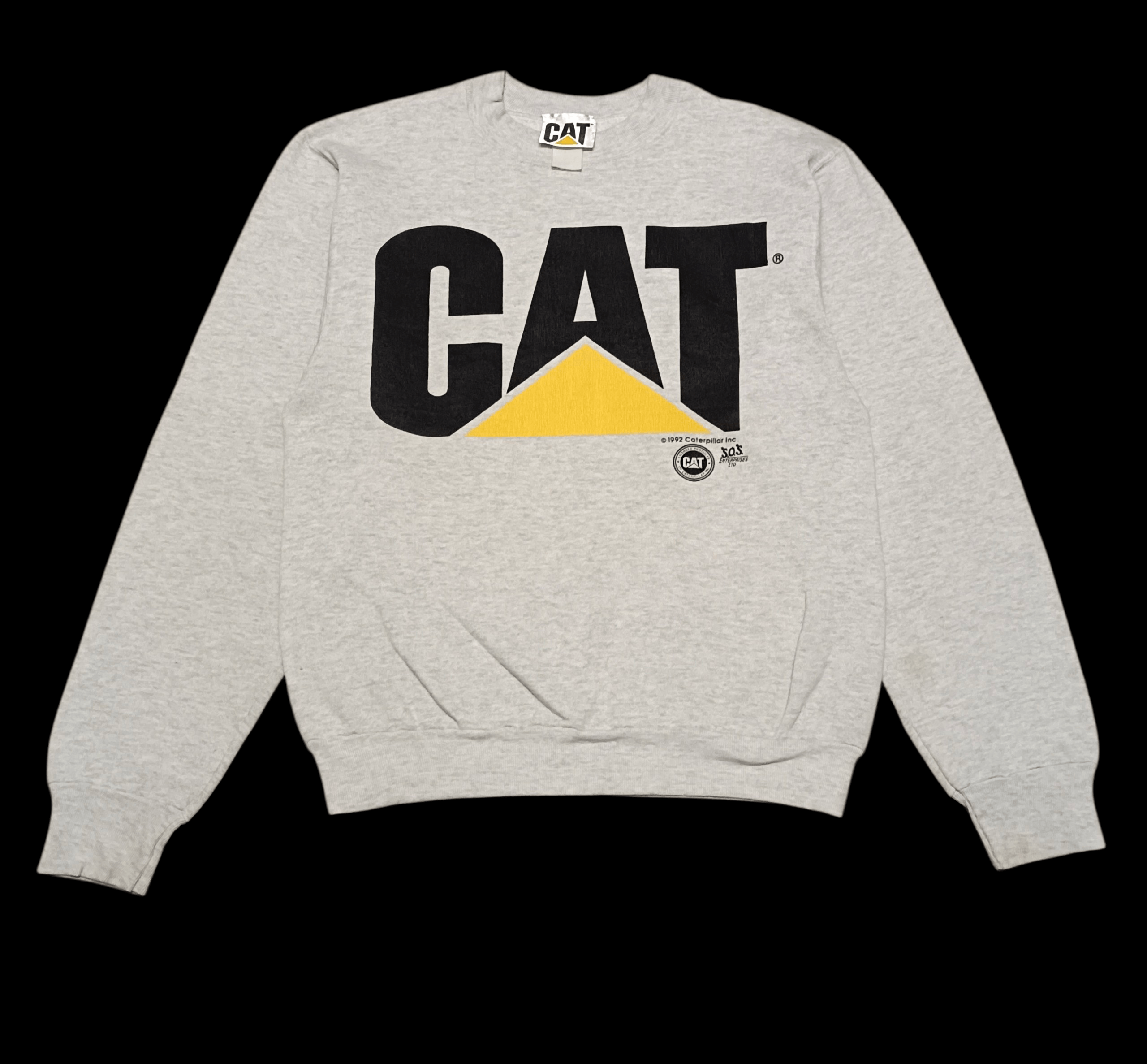 Caterpillar Vintage 90s CAT Caterpillar Sweatshirt Size US S / EU 44-46 / 1 - 1 Thumbnail