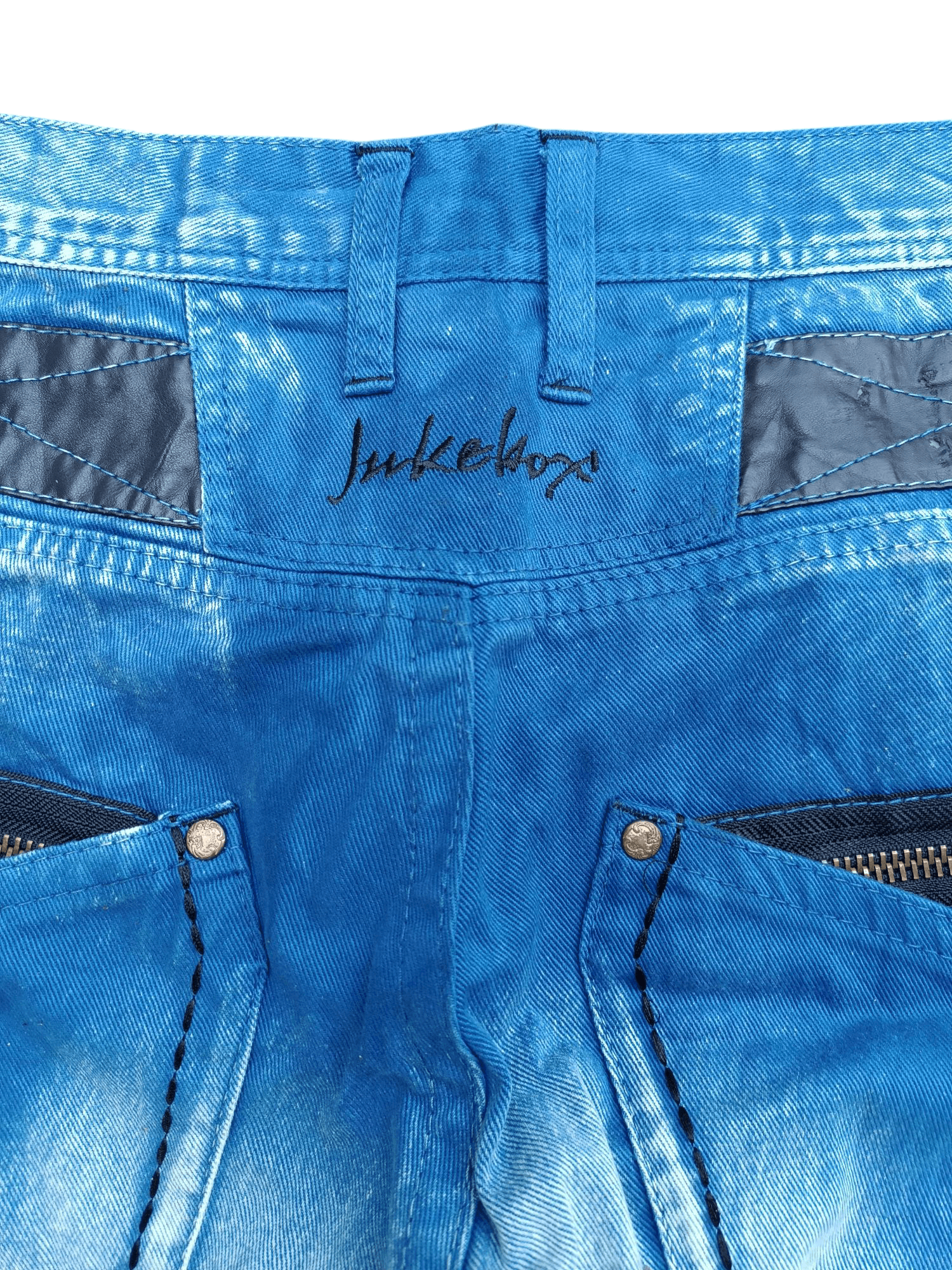 Japanese Brand × Vintage FYEE 🔥 Jukebox Rare Whiskers Denim E242i Size US 34 / EU 50 - 11 Thumbnail