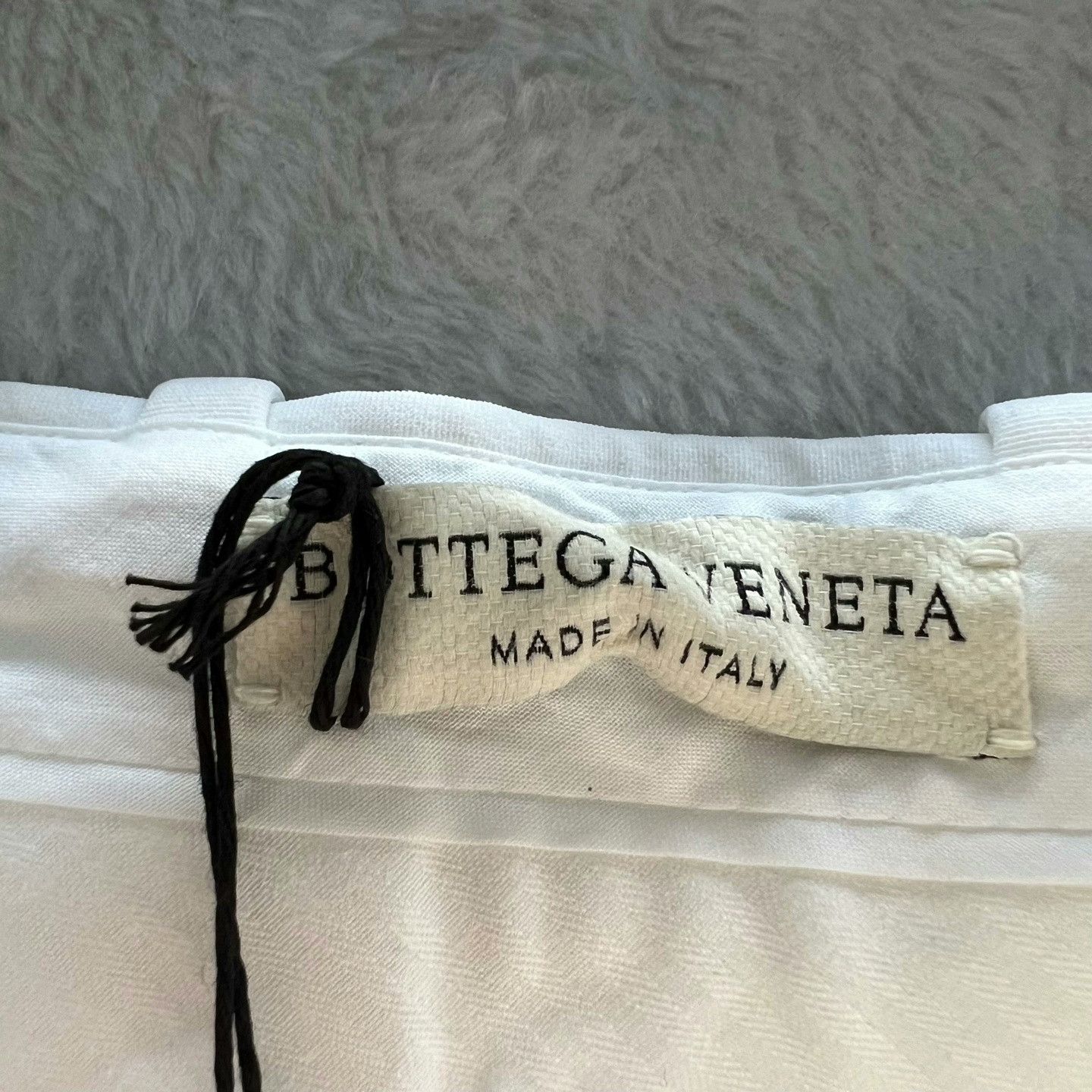 Bottega Veneta Bottega Veneta White Wide-Leg Pants Size US 26 / EU 42 - 3 Thumbnail