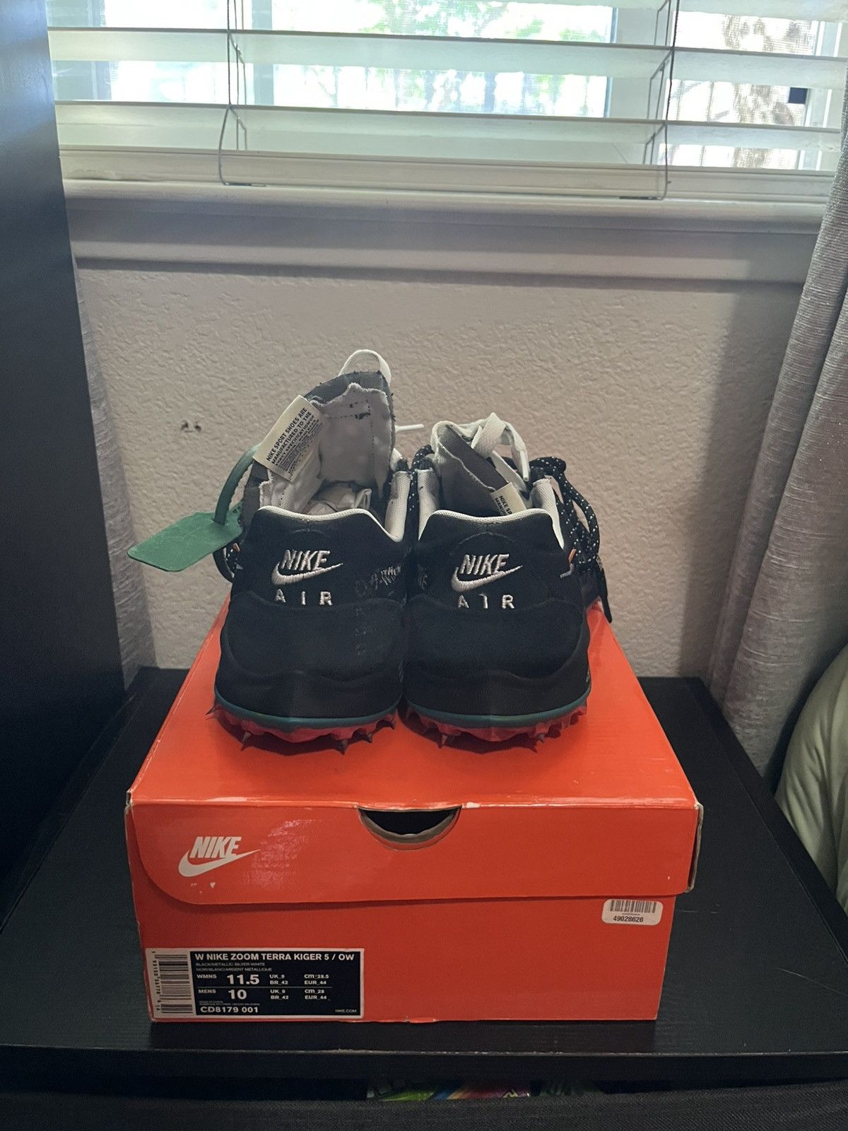 Nike × Off-White Nike x Off-White Zoom Terra Kiger 5 Black Size US 10 / EU 43 - 5 Thumbnail