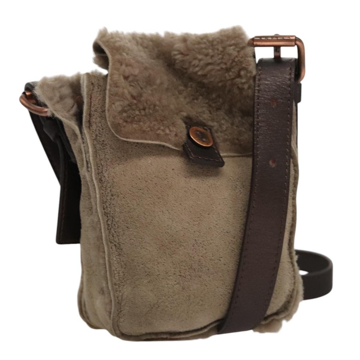 Celine CELINE Shoulder Bag Mouton Beige Size ONE SIZE - 1 Thumbnail