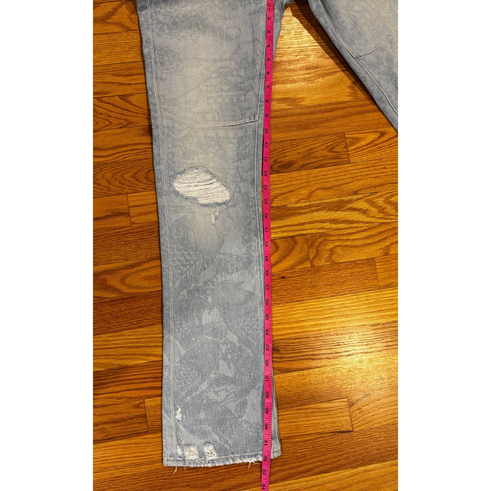 Rta RtA Denis Flared Jeans Laser Etched Japanese Dragon 28x32 Size US 28 / EU 44 - 8 Thumbnail