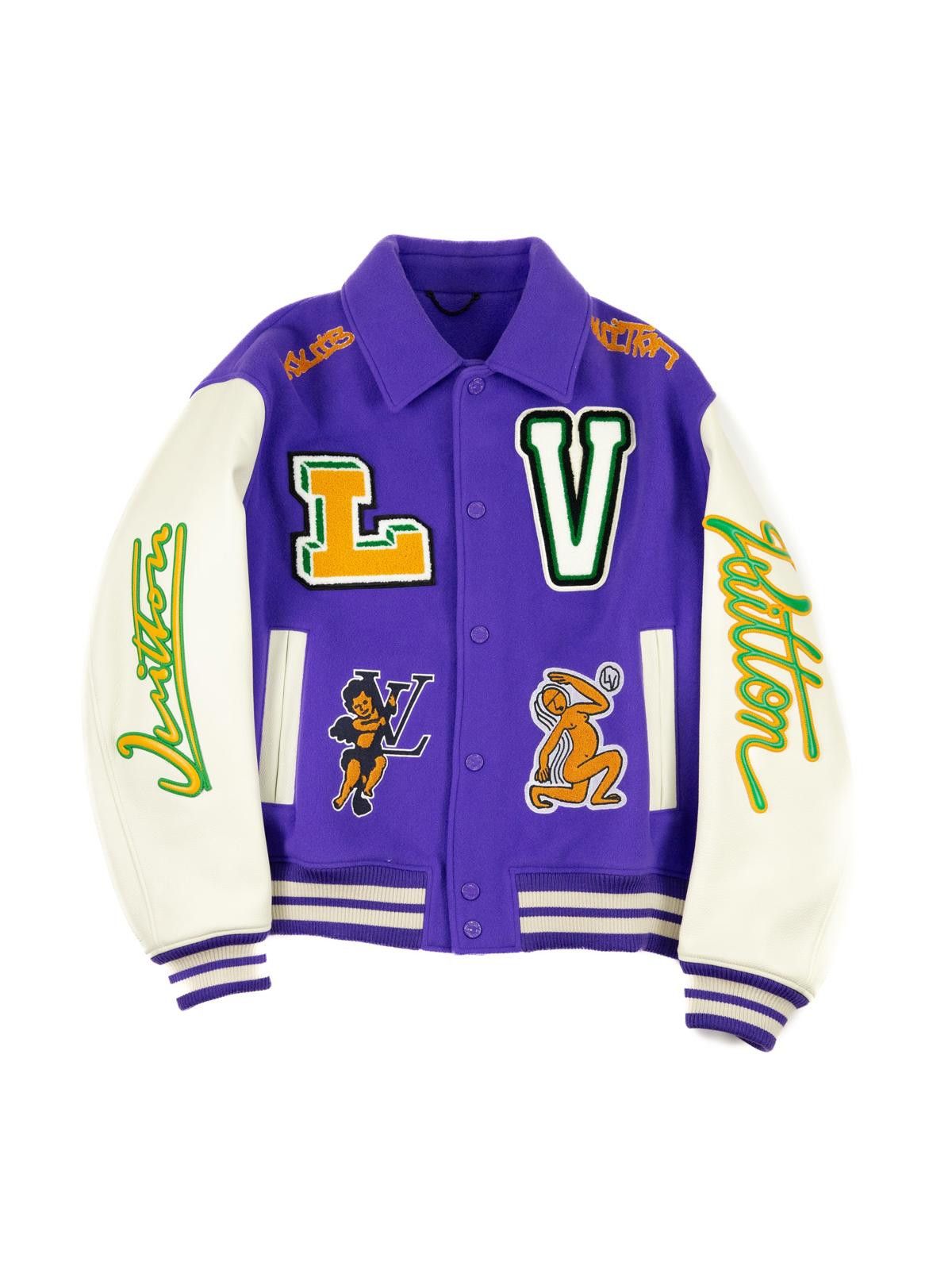 Louis Vuitton Louis Vuitton Multi-Patches Mixed Leather Varsity Jacket Size US L / EU 52-54 / 3 - 1 Thumbnail