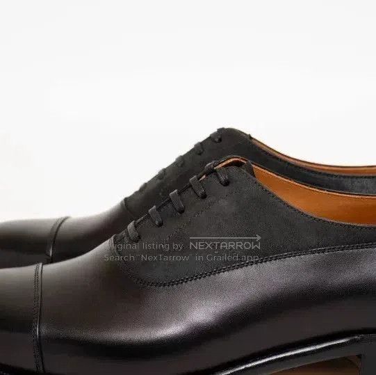 Forme D'Expression forme Long Vamp Balmoral Calf Leather Shoes. Size US 6 / EU 39 - 8 Thumbnail