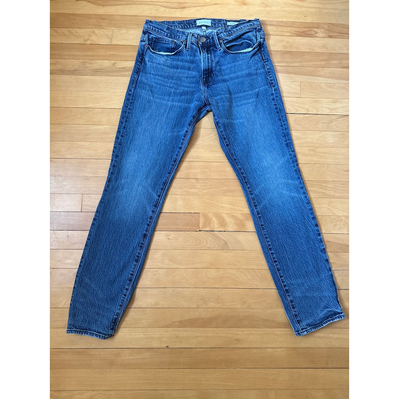 Frame Frame L'Homme Slim Jeans Size 34 Medium Wash Stretch Size US 34 / EU 50 - 1 Thumbnail