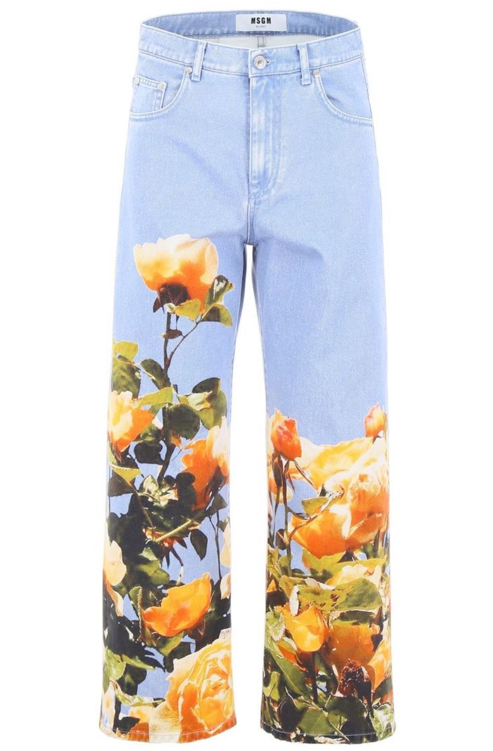 MSGM MSGM Floral Photo Jeans Size 28" / US 6 / IT 42 - 1 Thumbnail
