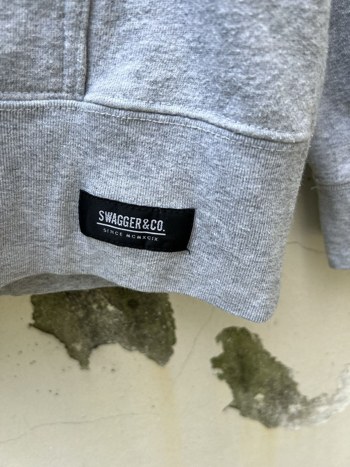 Swagger Swagger Japan Flames Spell Out Grey Hoodies Size US L / EU 52-54 / 3 - 8 Thumbnail