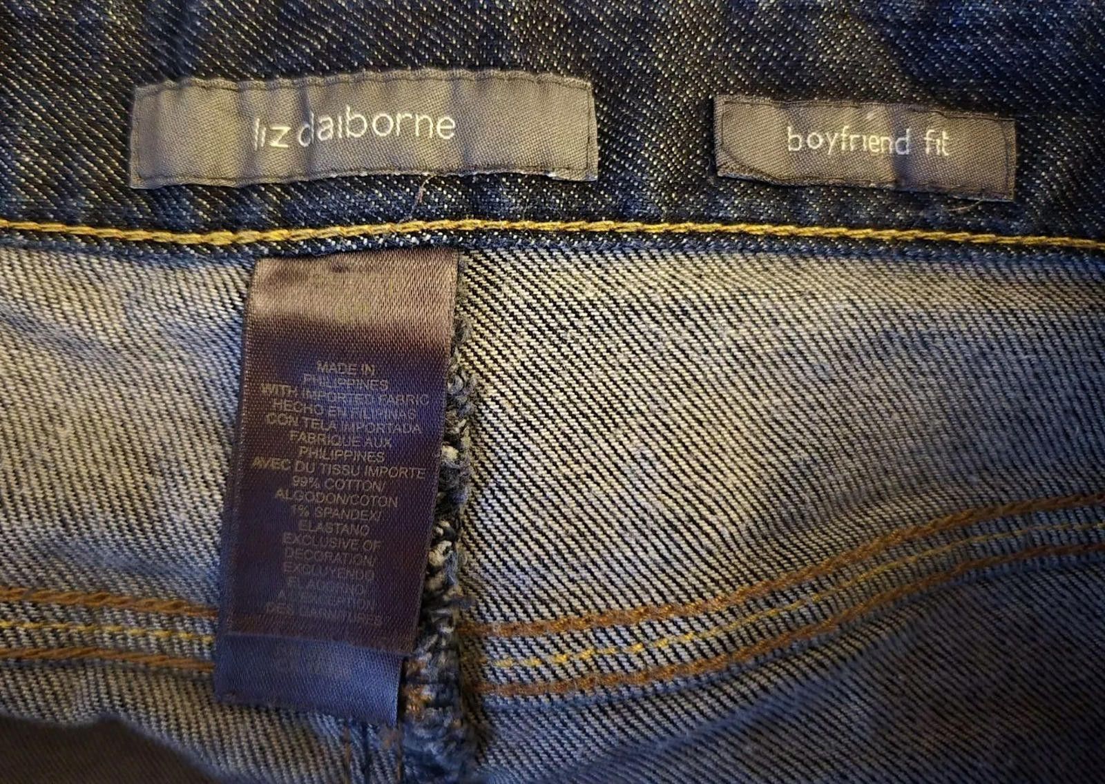 Other Liz Claiborne Womens Petite 8R Denim Jean Shorts CutOff Crop Size 30" / US 8 / IT 44 - 5 Thumbnail