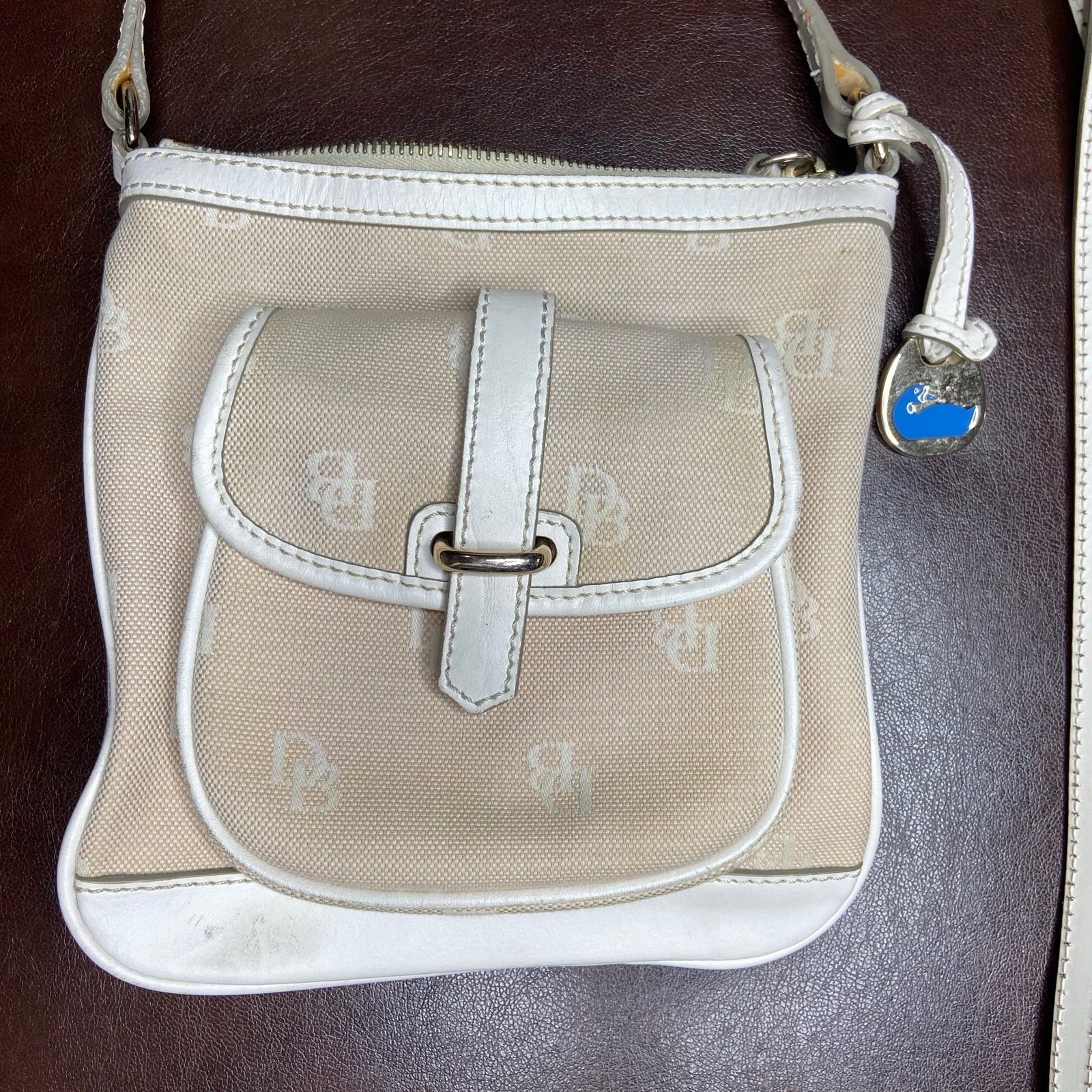 Dooney & Bourke Dooney & Bourke Beige Letter Carrier Crossbody Size ONE SIZE - 2 Thumbnail