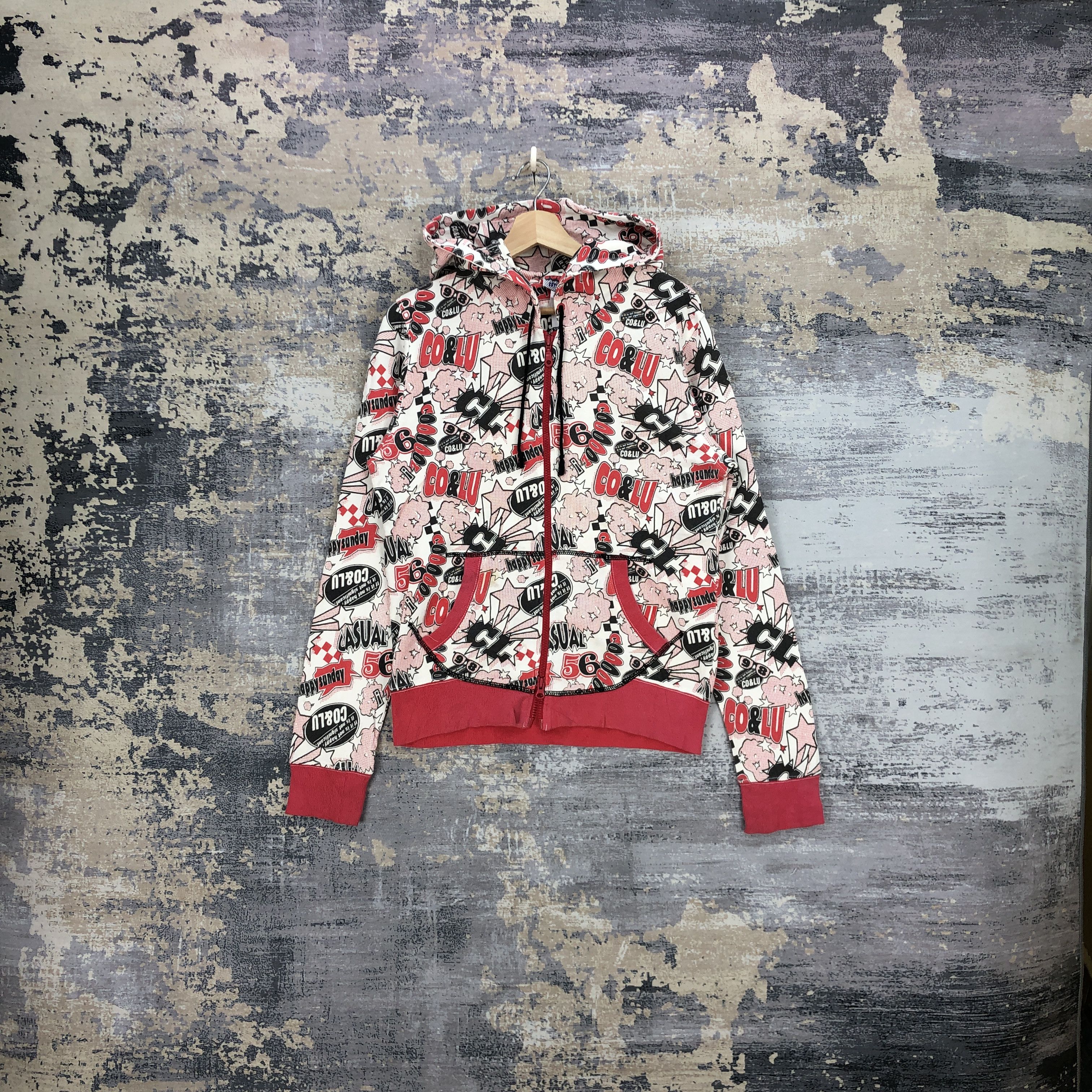 Japanese Brand × Vintage Vintage Y2K Co&Lu Hoodie Sweater Japanese Zipper Sweatshirt Size US M / EU 48-50 / 2 - 1 Thumbnail