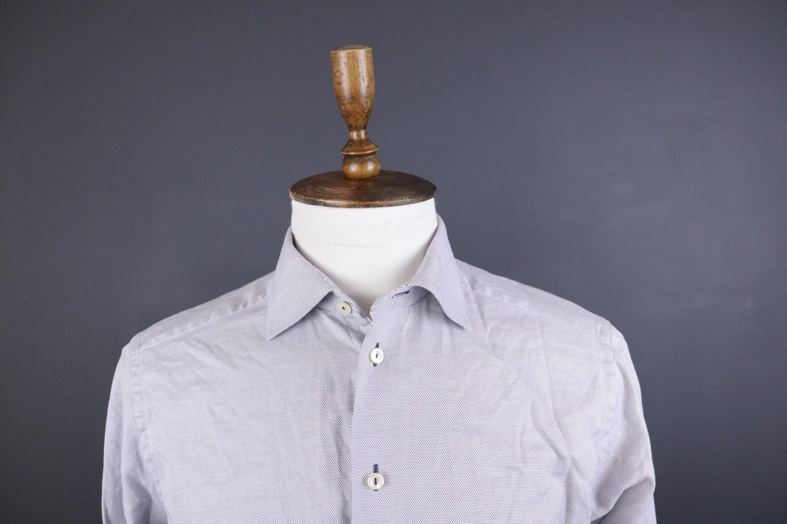 Eton Eton Blue Contemporary Blue Button Down Shirt Size 41 / 16 Size US M / EU 48-50 / 2 - 2 Thumbnail