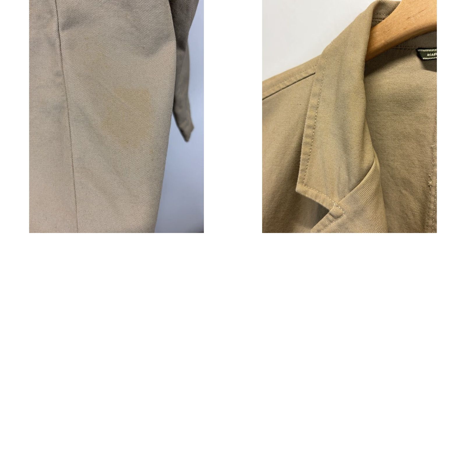Eddie Bauer VINTAGE Eddie Bauer Men's Sport Jacket Blazer Sz Large Cotton Khaki Tan 90s Mens Size 42R - 8 Thumbnail