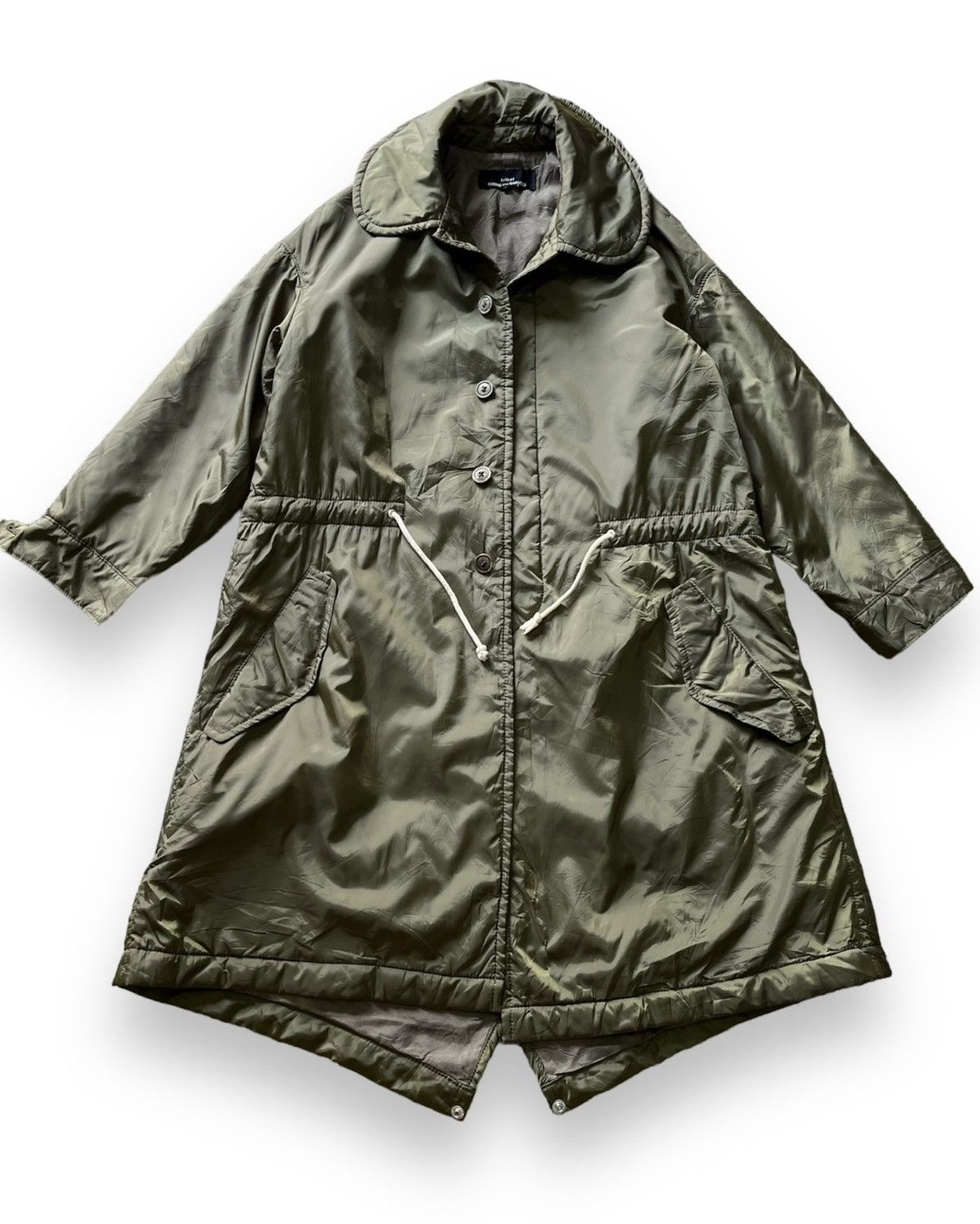 Comme des Garcons × Rei Kawakubo × Tricot Comme des Garcons Distressed Comme Des Garcons Rei Kawakubo Long Coat Size US S / EU 44-46 / 1 - 1 Thumbnail