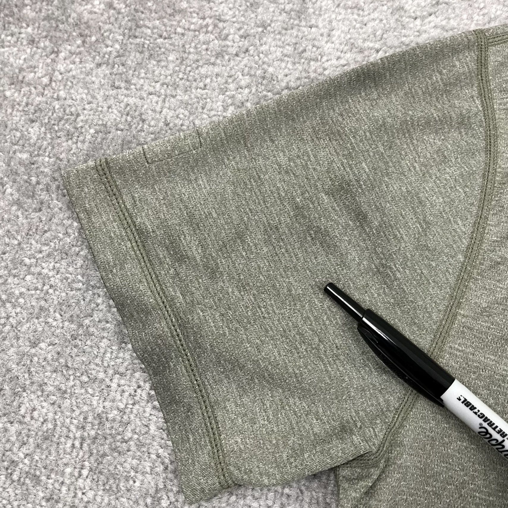 Vuori Vuori Tradewind 2.0 Shirt Mens M / L Army Heather Green Performance Gym Shirt Size US M / EU 48-50 / 2 - 7 Thumbnail